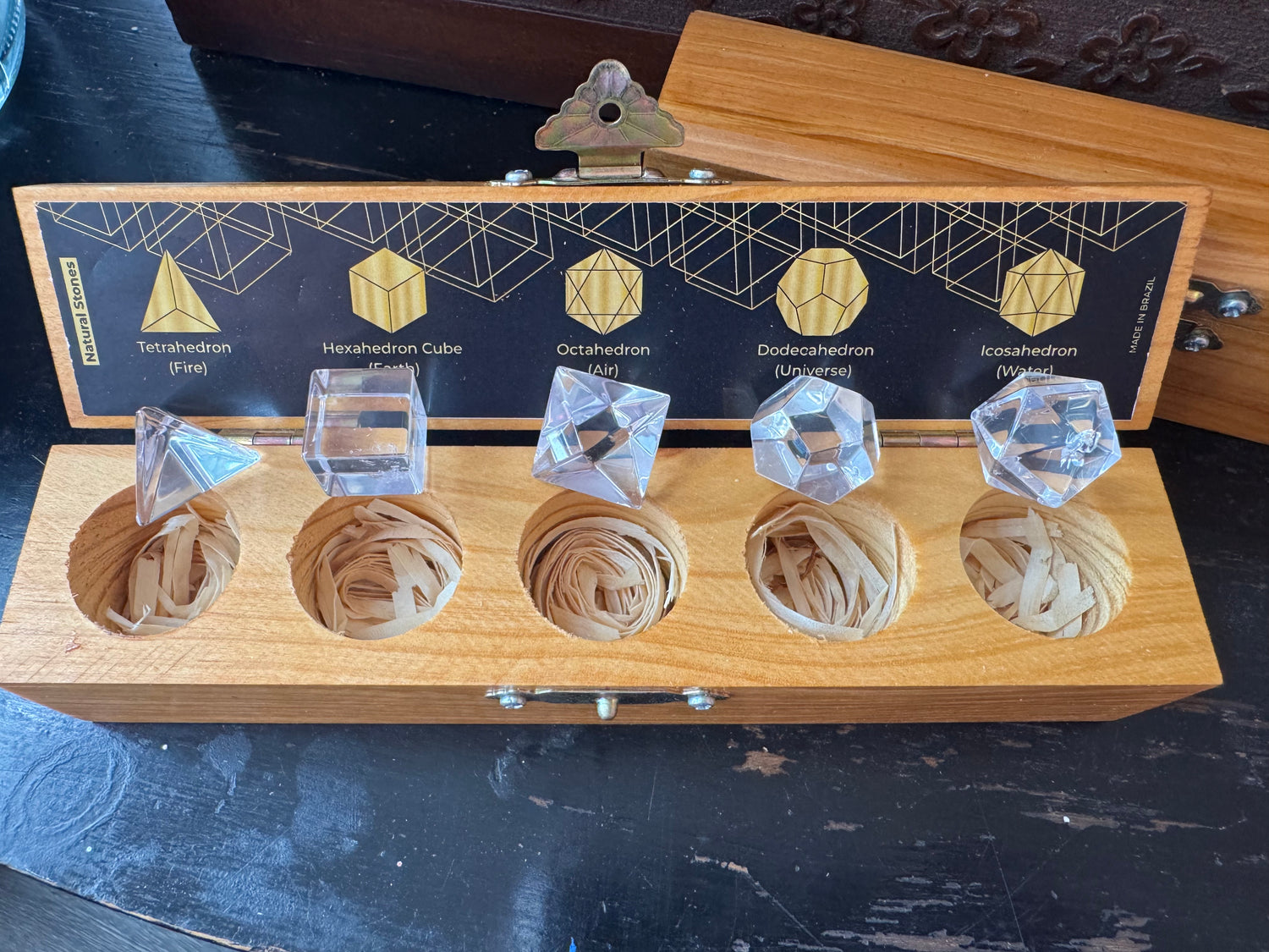 Geometric Shaped Quartz Gift Case - Moon Room Shop and Wellness