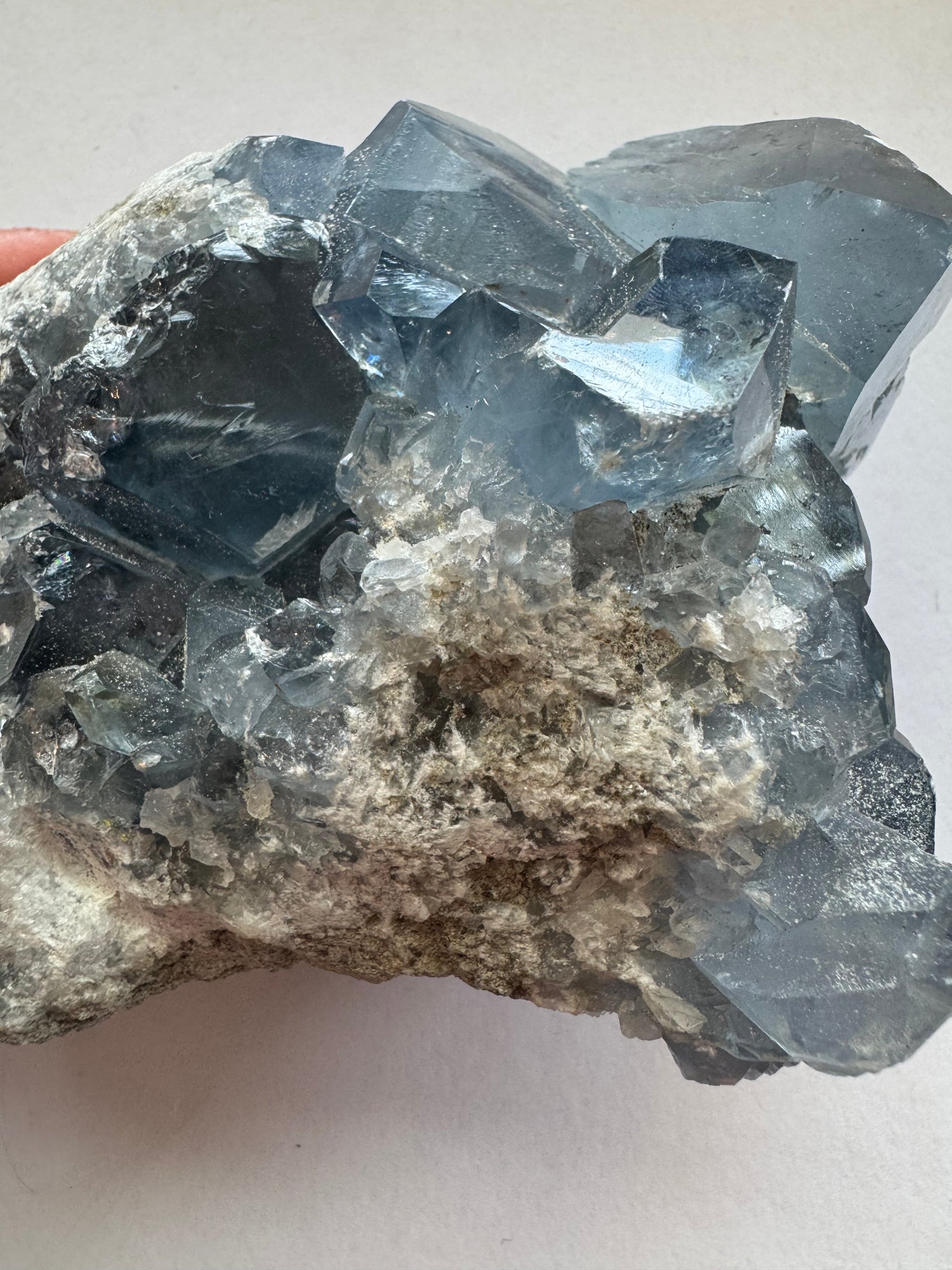 Celestite Cluster 2.08 lb - Moon Room Shop and Wellness