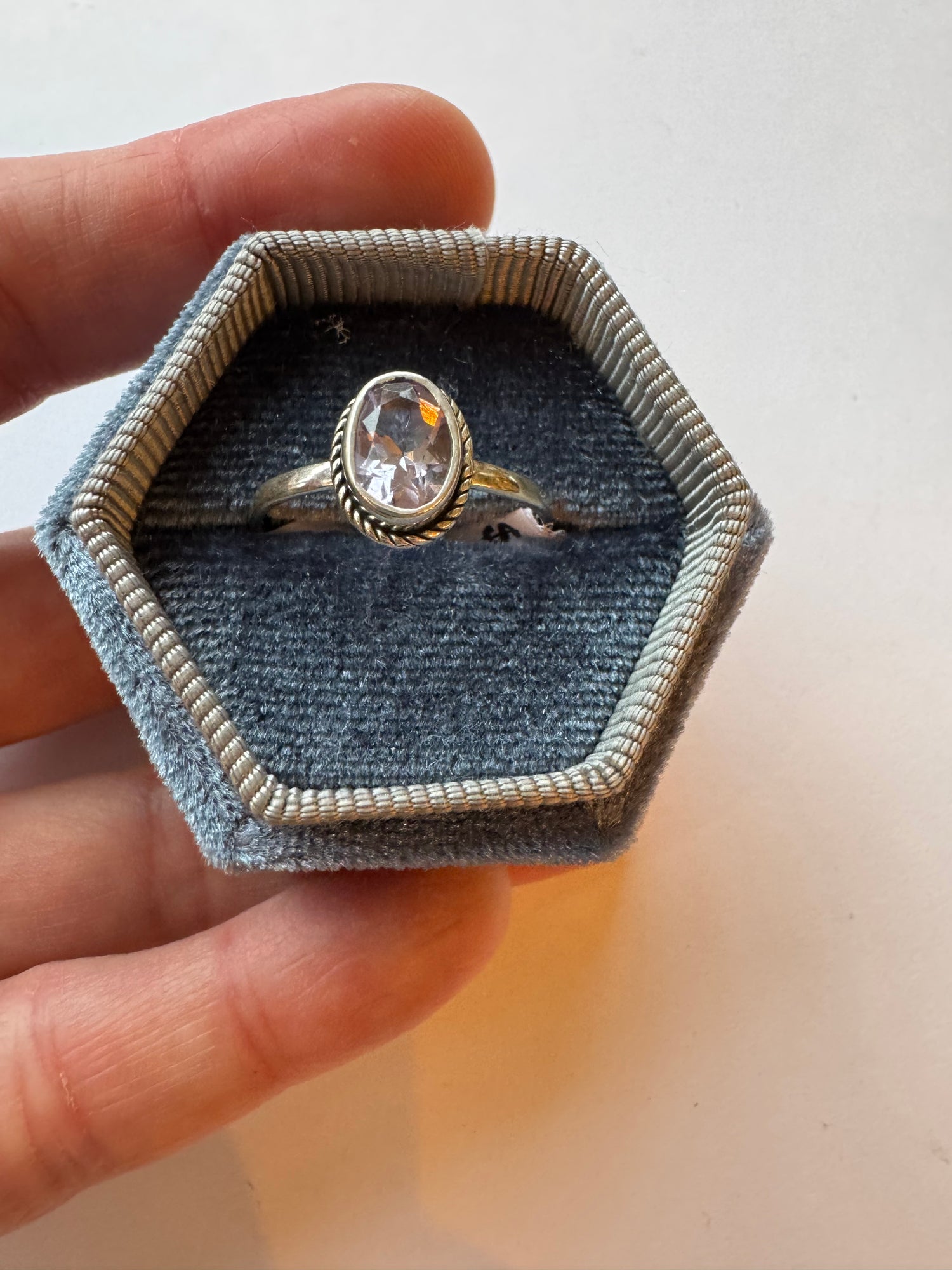 Amethyst Sterling Silver Ring Size 5,6,7,8,9, - Moon Room Shop and Wellness