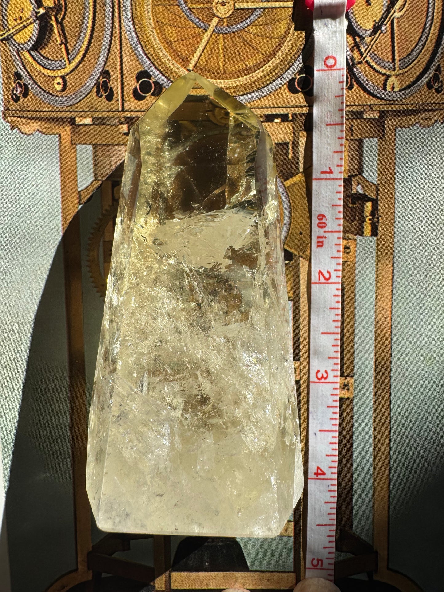 Lemon Quartz Tower 204 g  Brazil Gorgeous - Moon Room Shop and Wellness