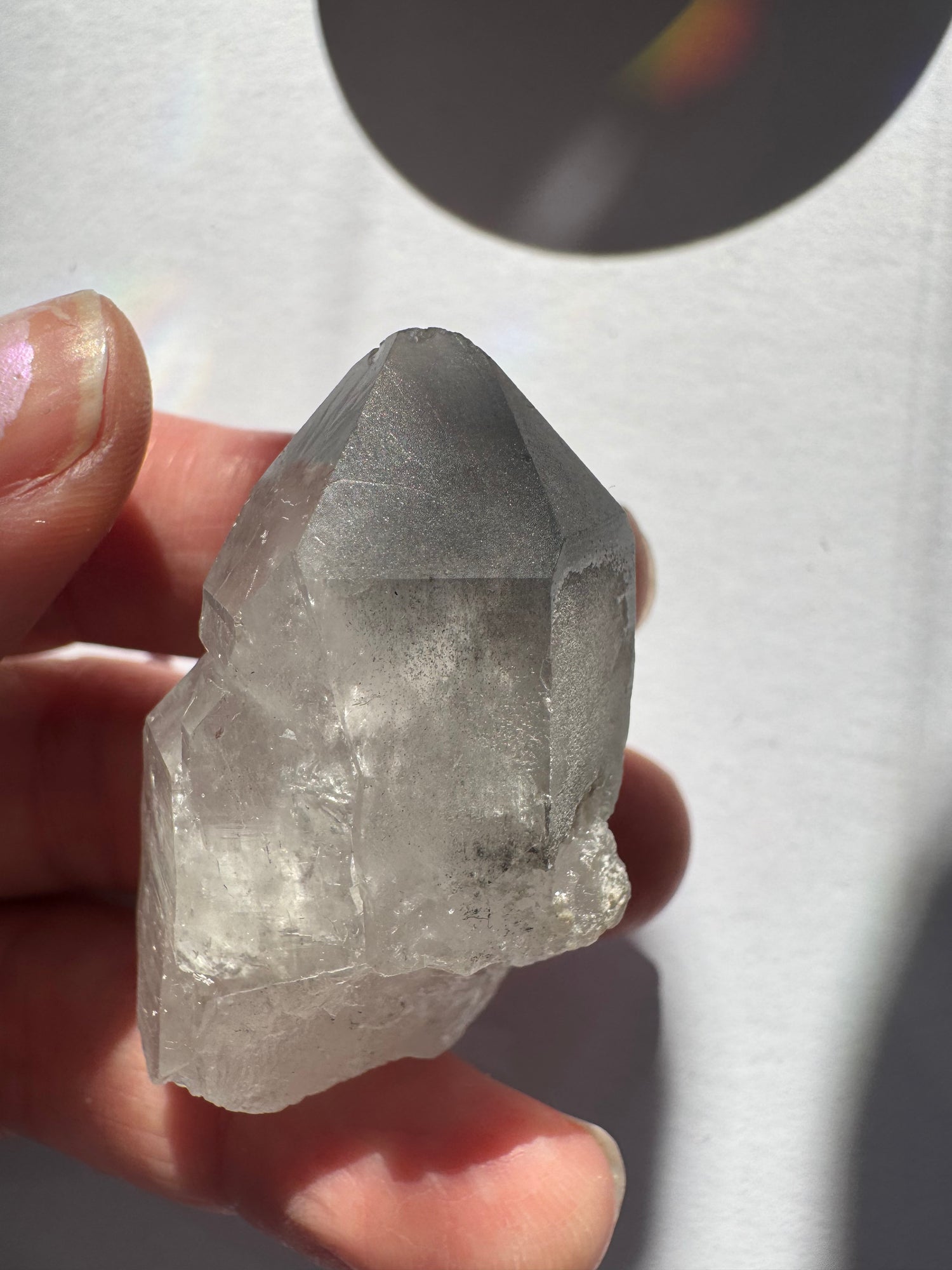Black Phantom Quartz Point  31 g Brazil - Moon Room Shop and Wellness
