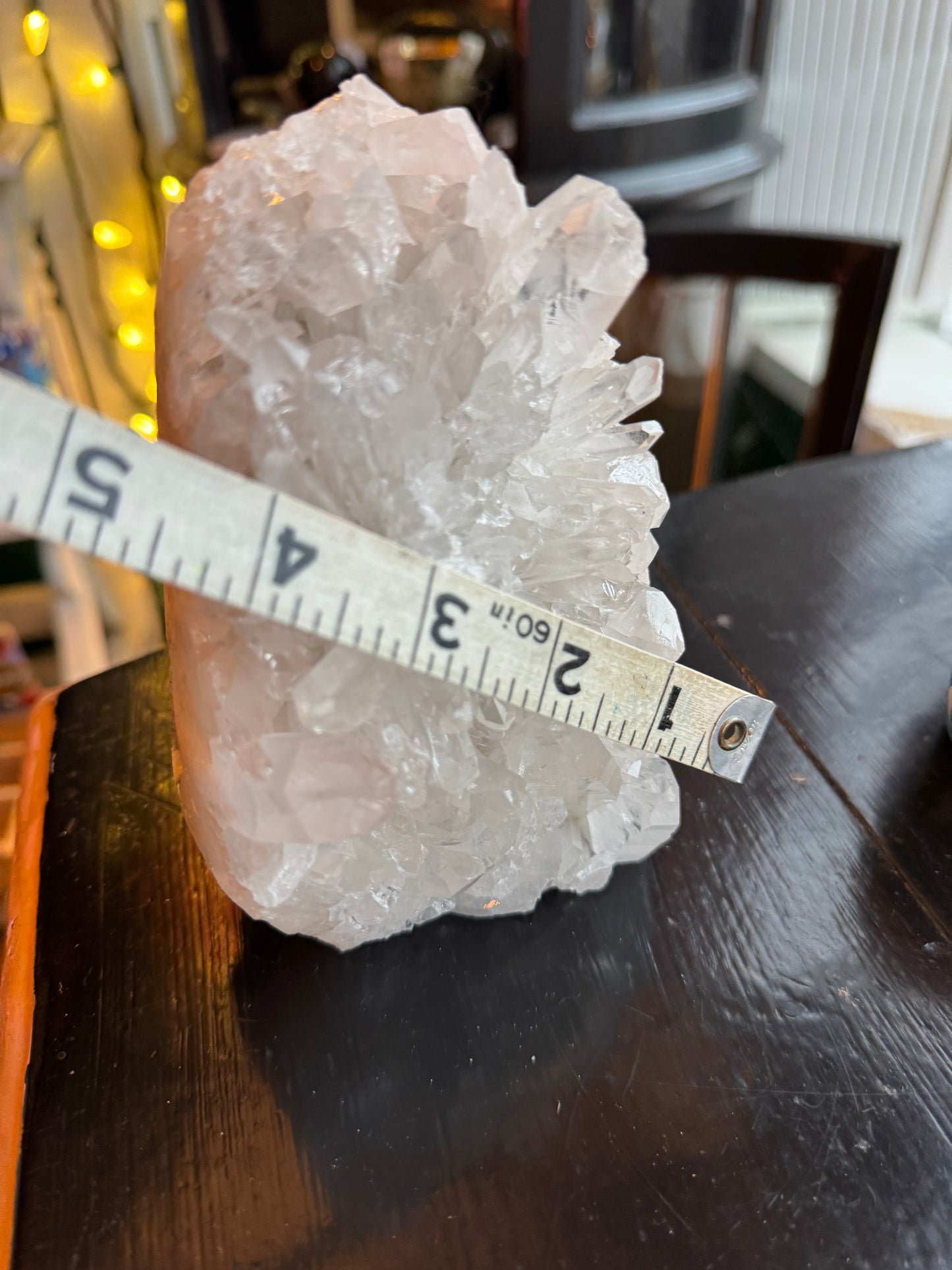 Clear Quartz Cluster Standing Point 2.93 lb Beautiful Brazil - Moon Room Shop and Wellness