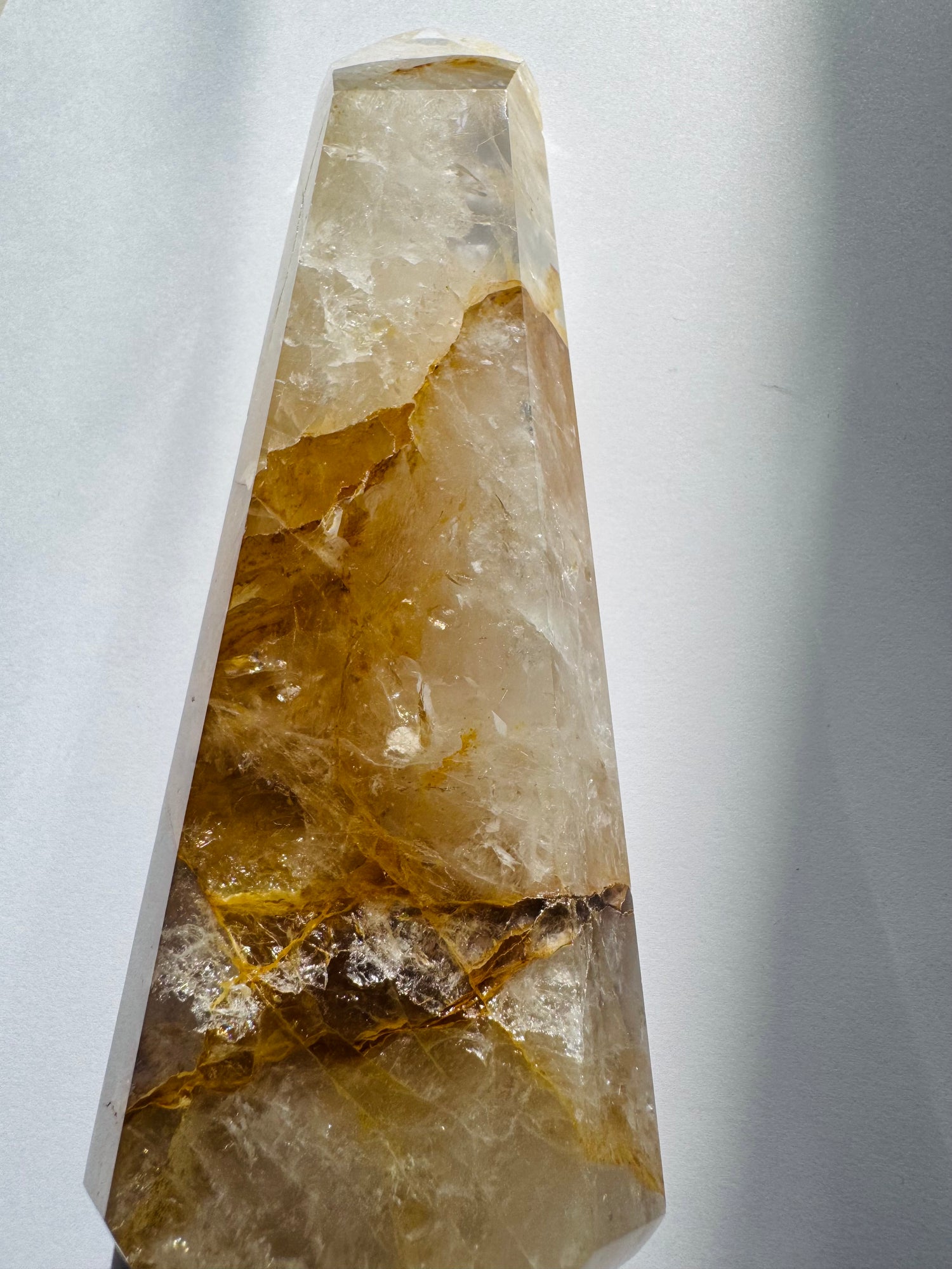 Golden Healer Quartz Tower 450 g Brazil - Divine Beauty - Moon Room Shop and Wellness