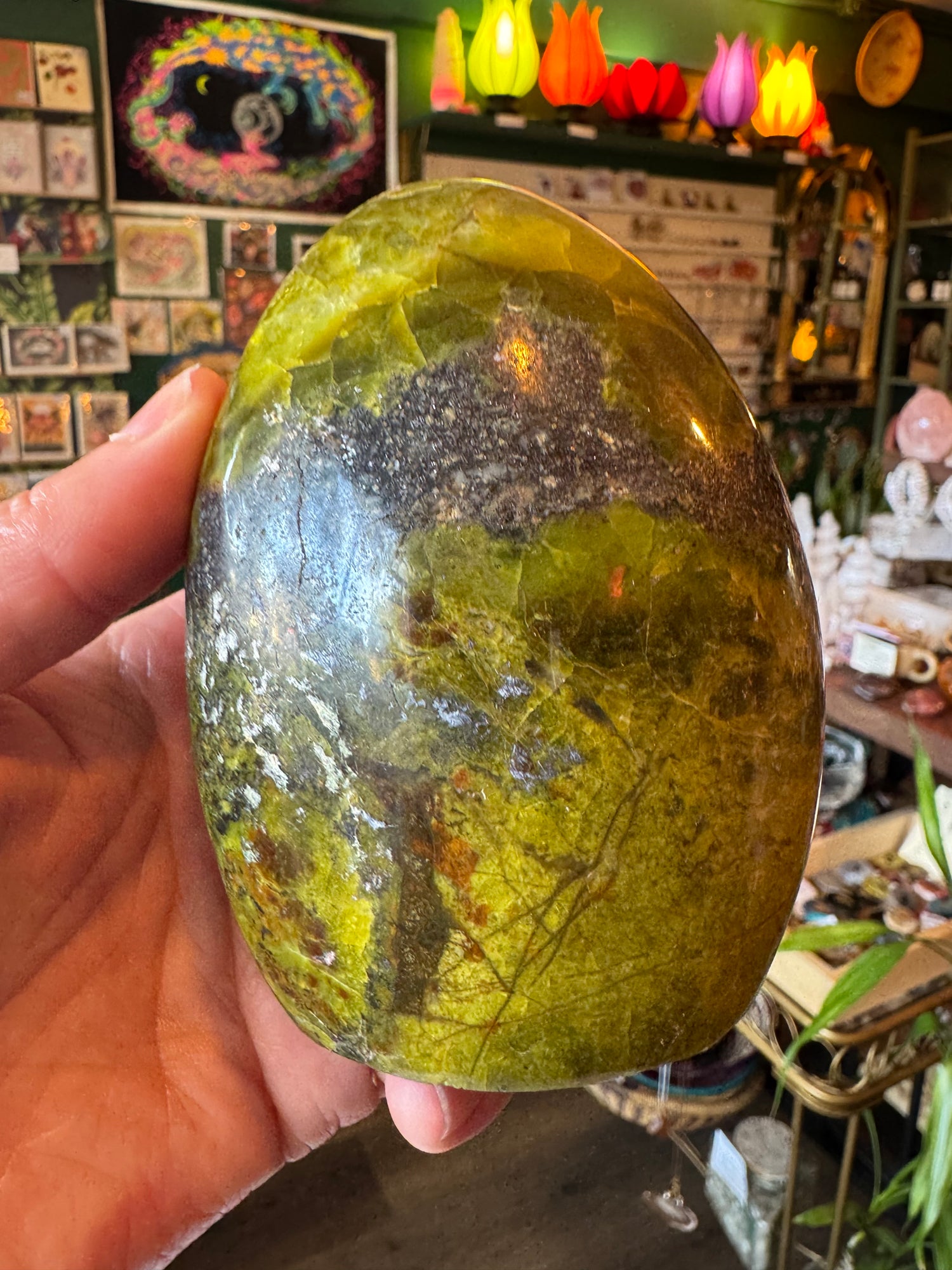 Green Opal Freeform 1.17 lb - Moon Room Shop and Wellness
