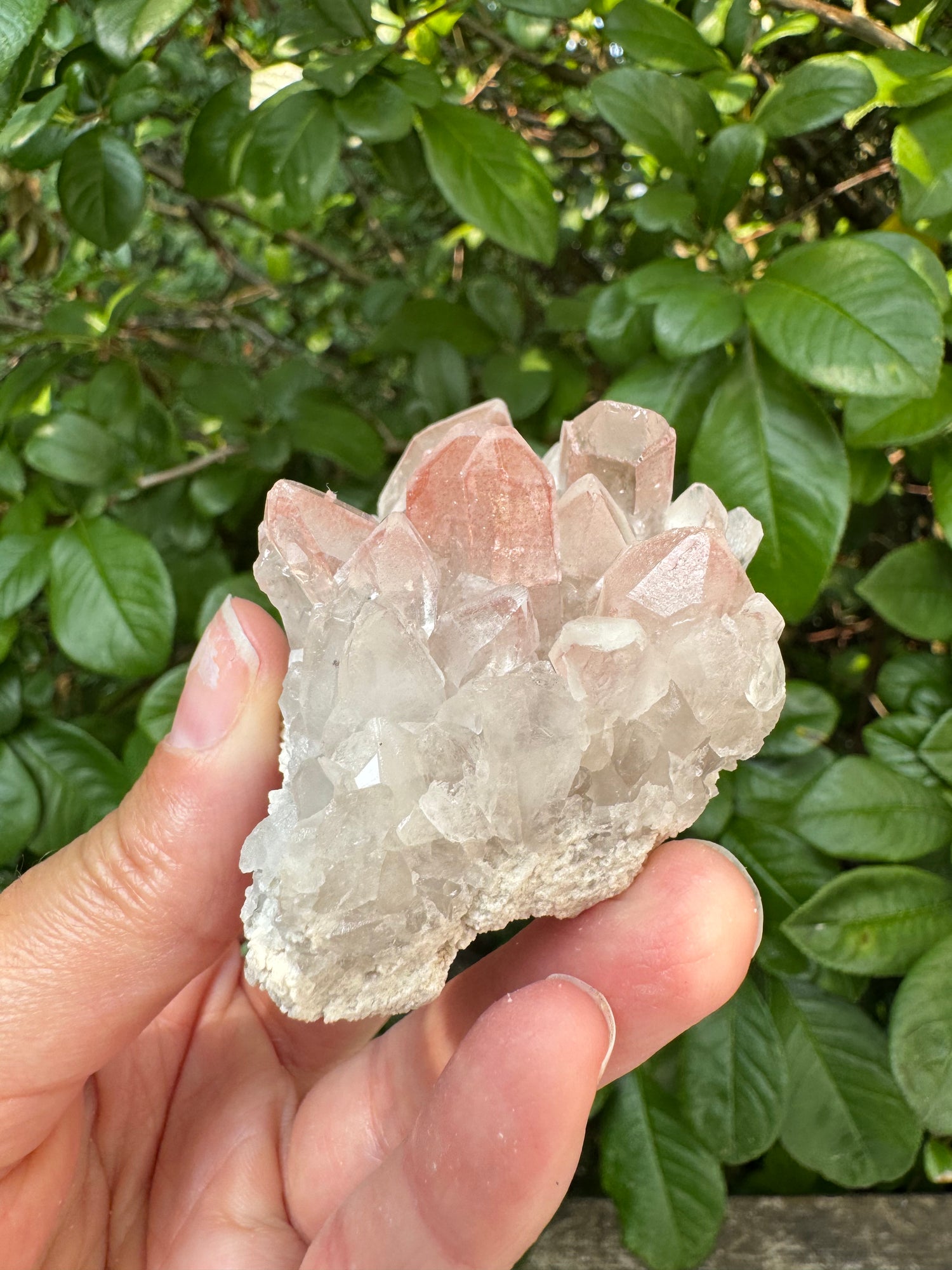 Pink Lithium Quartz Cluster 148 g Brazil 