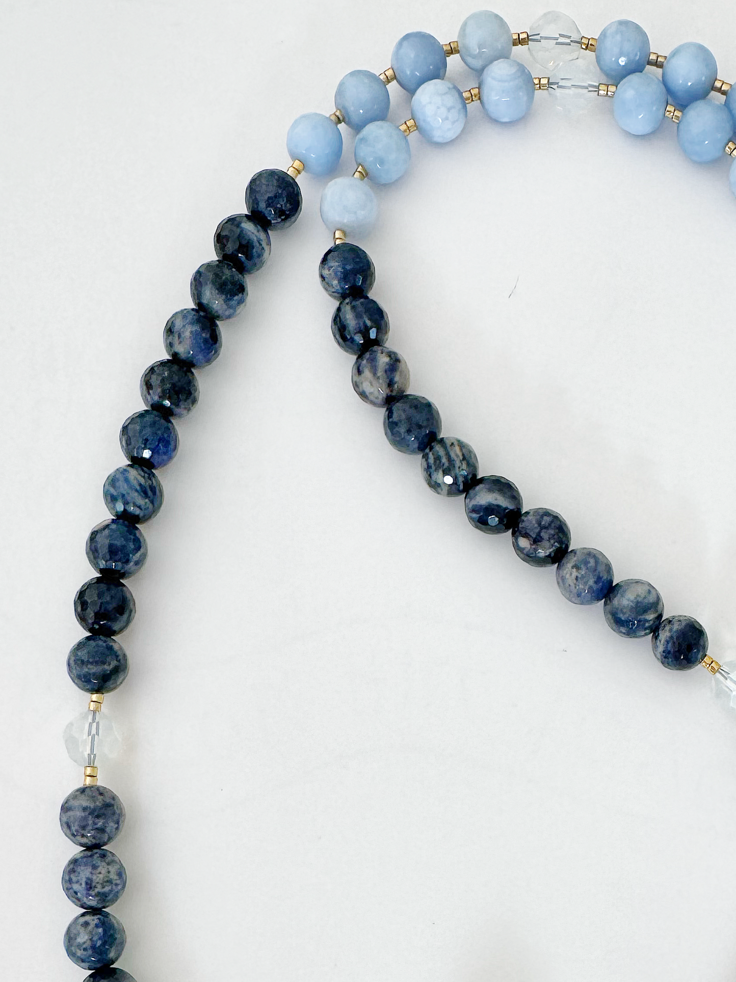 Chlorite Quartz Point Handmade Beaded Necklace - Moon Room Shop and Wellness