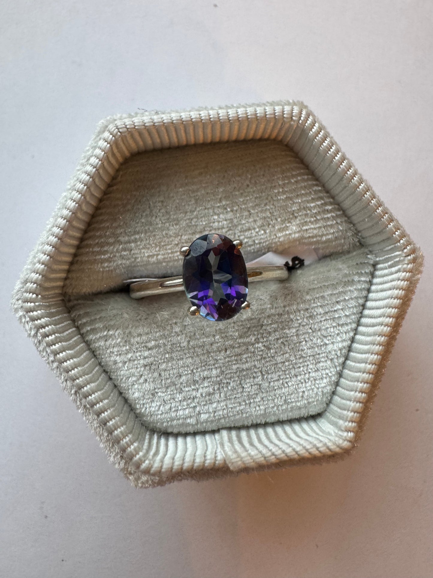 Mystic Topaz Sterling SIlver Ring Size 6 - Moon Room Shop and Wellness