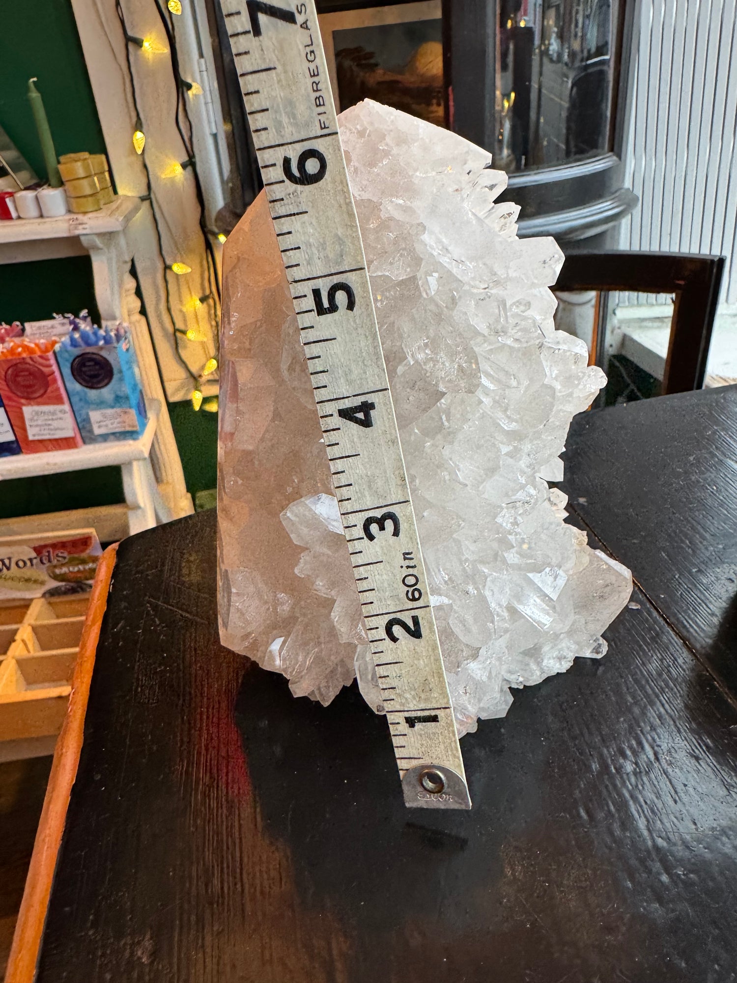 Clear Quartz Cluster Standing Point 2.82 lb Beautiful Brazil - Moon Room Shop and Wellness