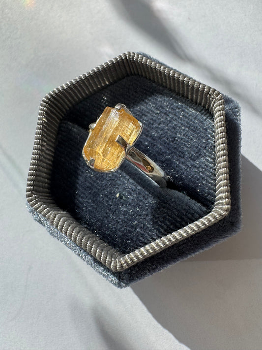 Imperial Topaz Sterling Silver Ring Size 8 - Moon Room Shop and Wellness