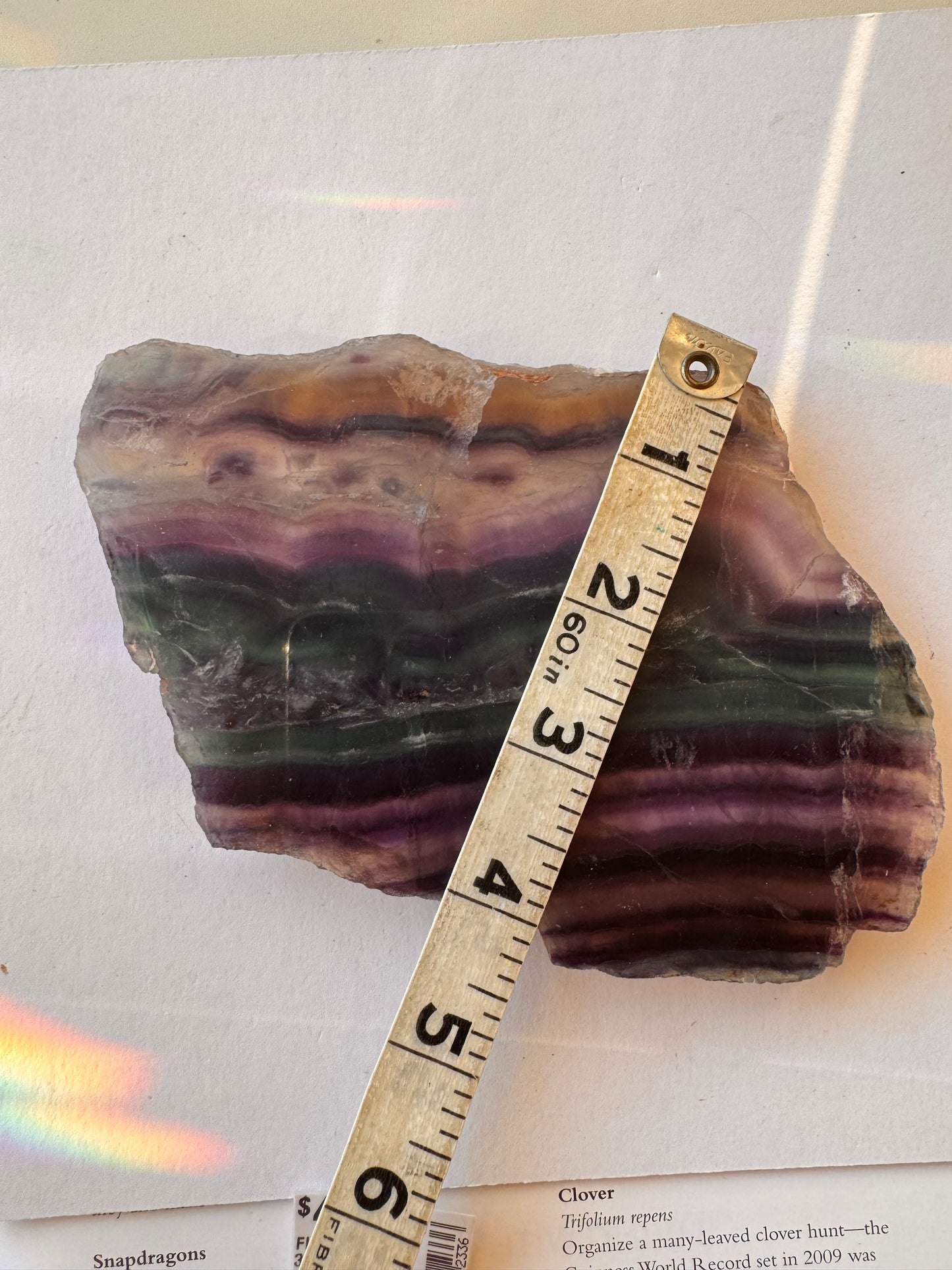 Fluorite SLab 353 g China - Moon Room Shop and Wellness