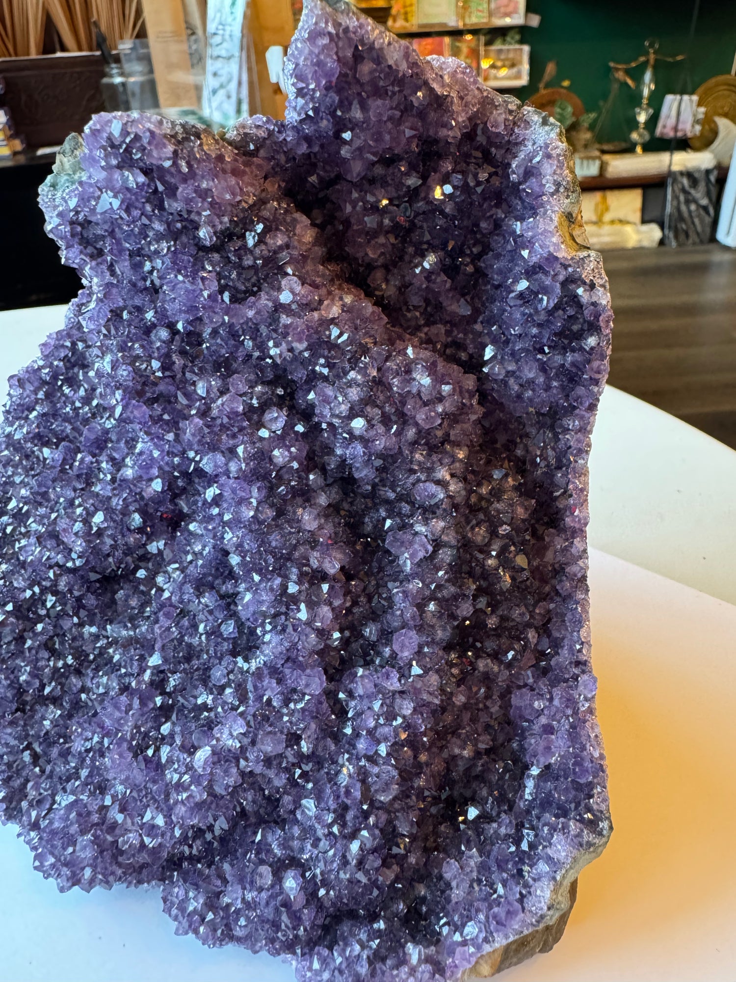 Rainbow Amethyst Standing Sparkly Cluster Brazil 4.17 lb - Moon Room Shop and Wellness