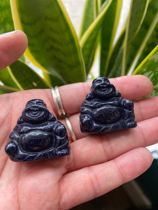 Blue Goldstone Buddha - Moon Room Shop and Wellness