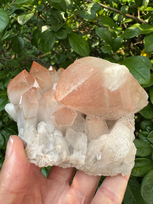 Pink Lithium Quartz Cluster 456 g - Brazil- Peaceful Beauty! - Moon Room Shop and Wellness