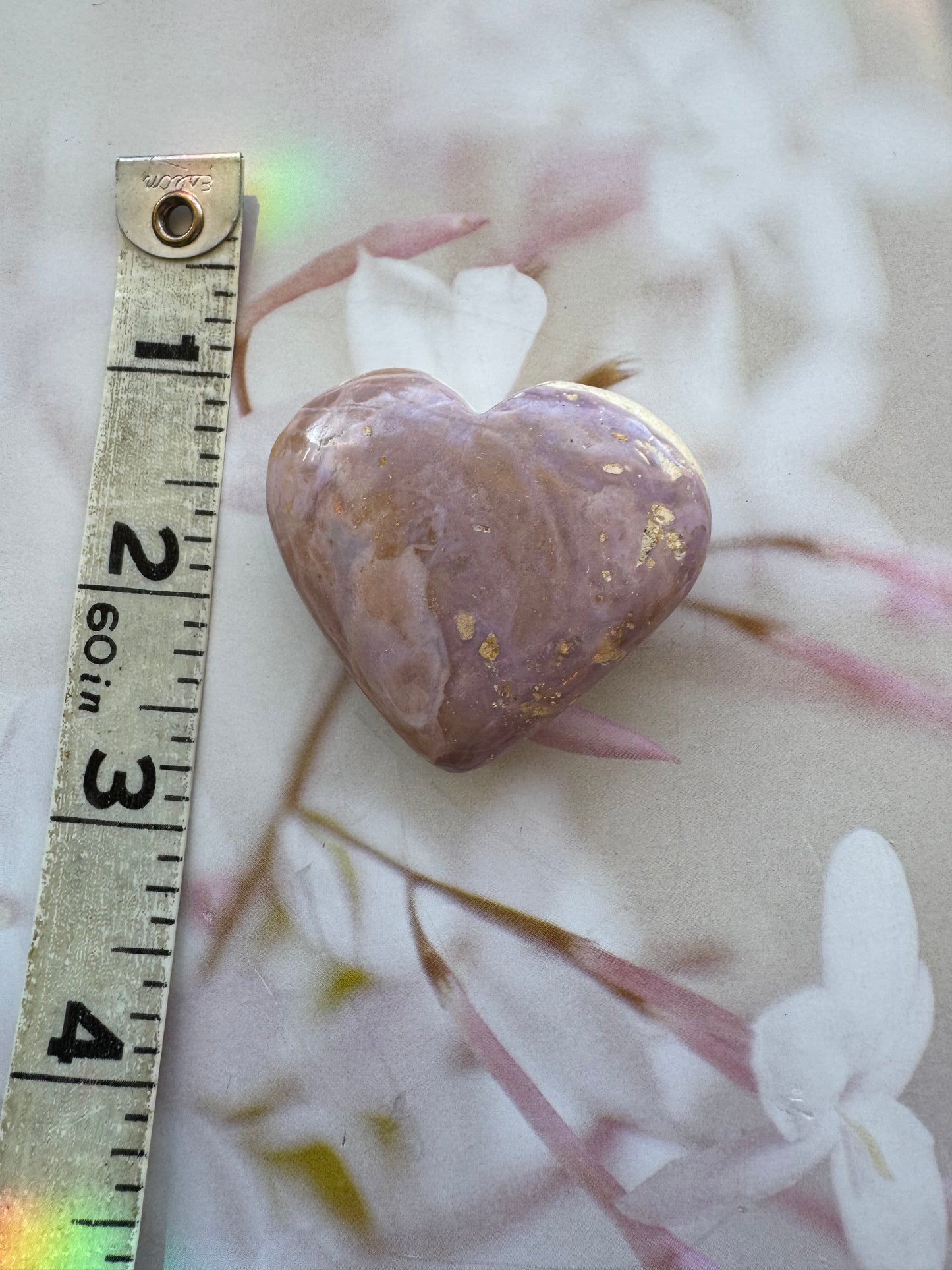 Phosphosiderite Heart 33 g Peru Pastel Beauty - Moon Room Shop and Wellness