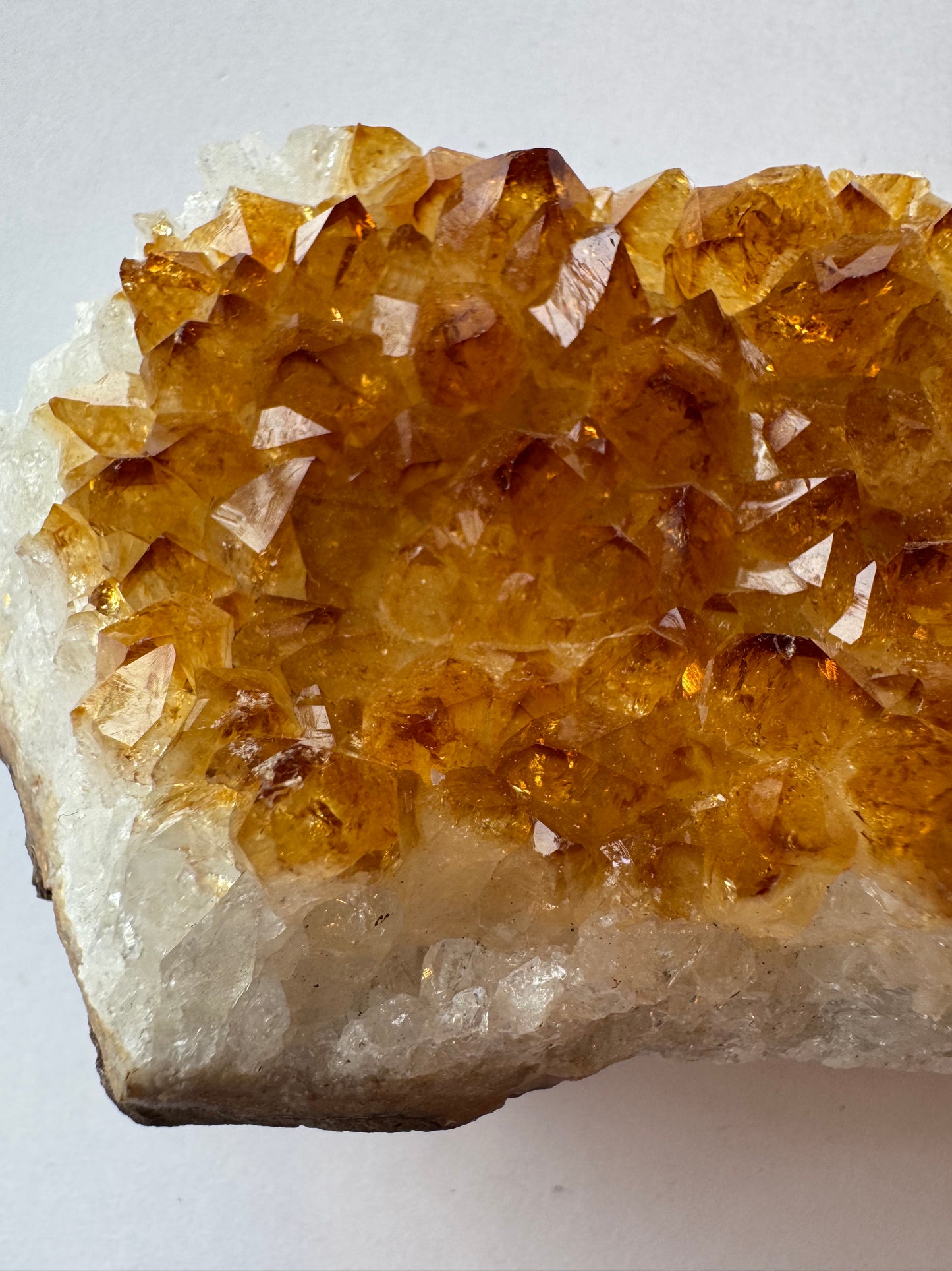 Citrine (heat treated) Cluster  307 g Brazil - Moon Room Shop and Wellness