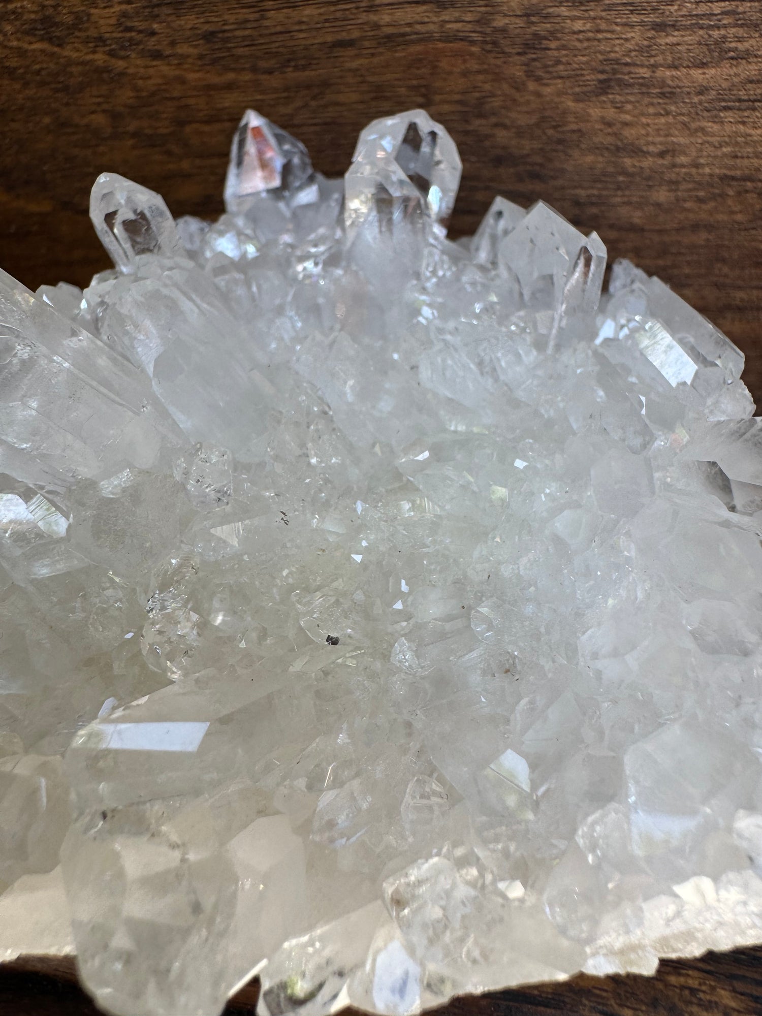 Clear Quartz Sparkly Brazilian Cluster 460 g - Moon Room Shop and Wellness