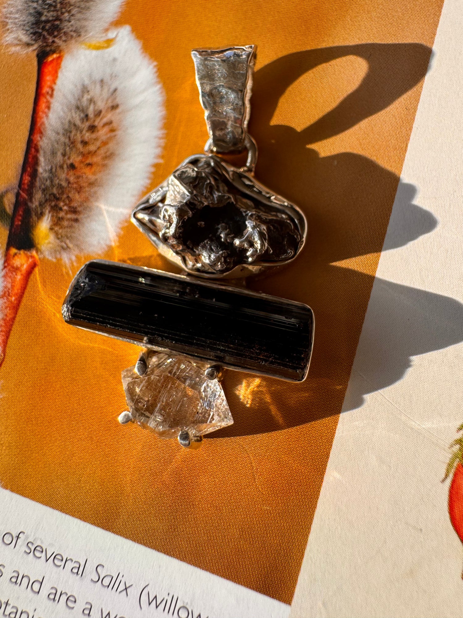 High Vibes Terrestrial Unisex Sterling Silver Pendant - Moon Room Shop and Wellness