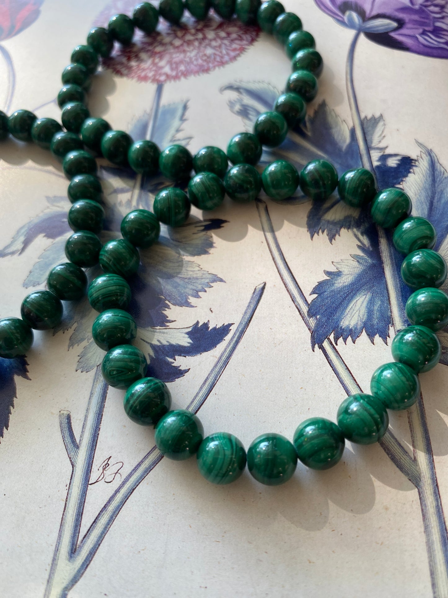 Malachite 8mm Stretch Bracelet - Moon Room Shop and Wellness