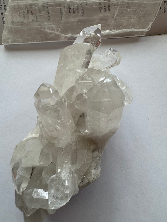 Clear Quartz Cluster 1.29 lb Brazil Beauty! - Moon Room Shop and Wellness