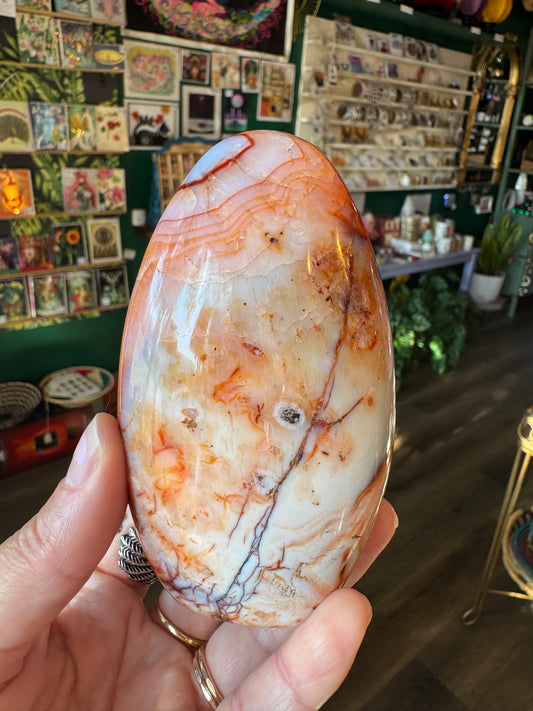 Carnelian Freeform 1.18 lb Madagascar - Moon Room Shop and Wellness