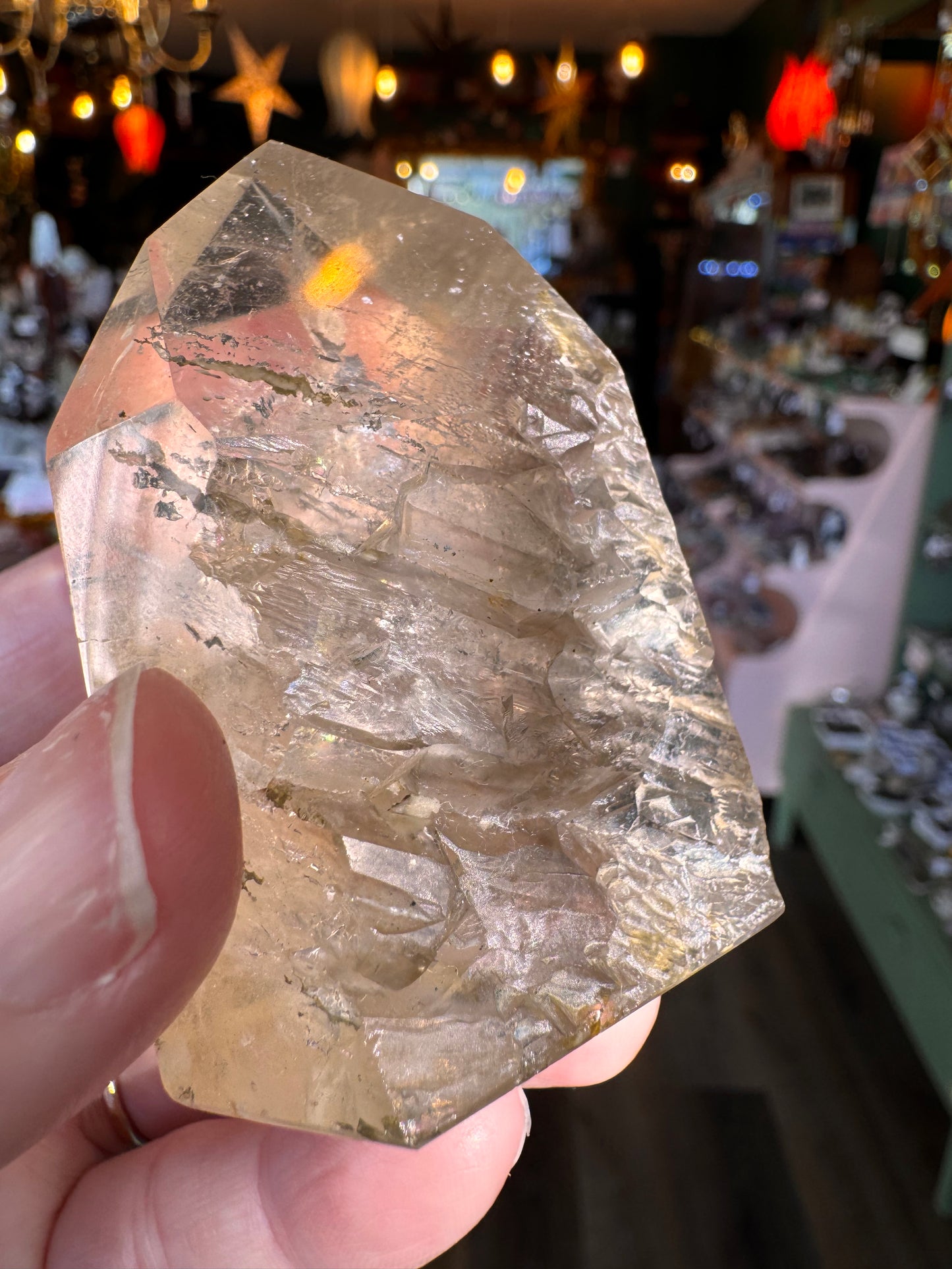 Natural Citrine Tower 147 g Aracuai, Minas Gerais, Brazil - Moon Room Shop and Wellness