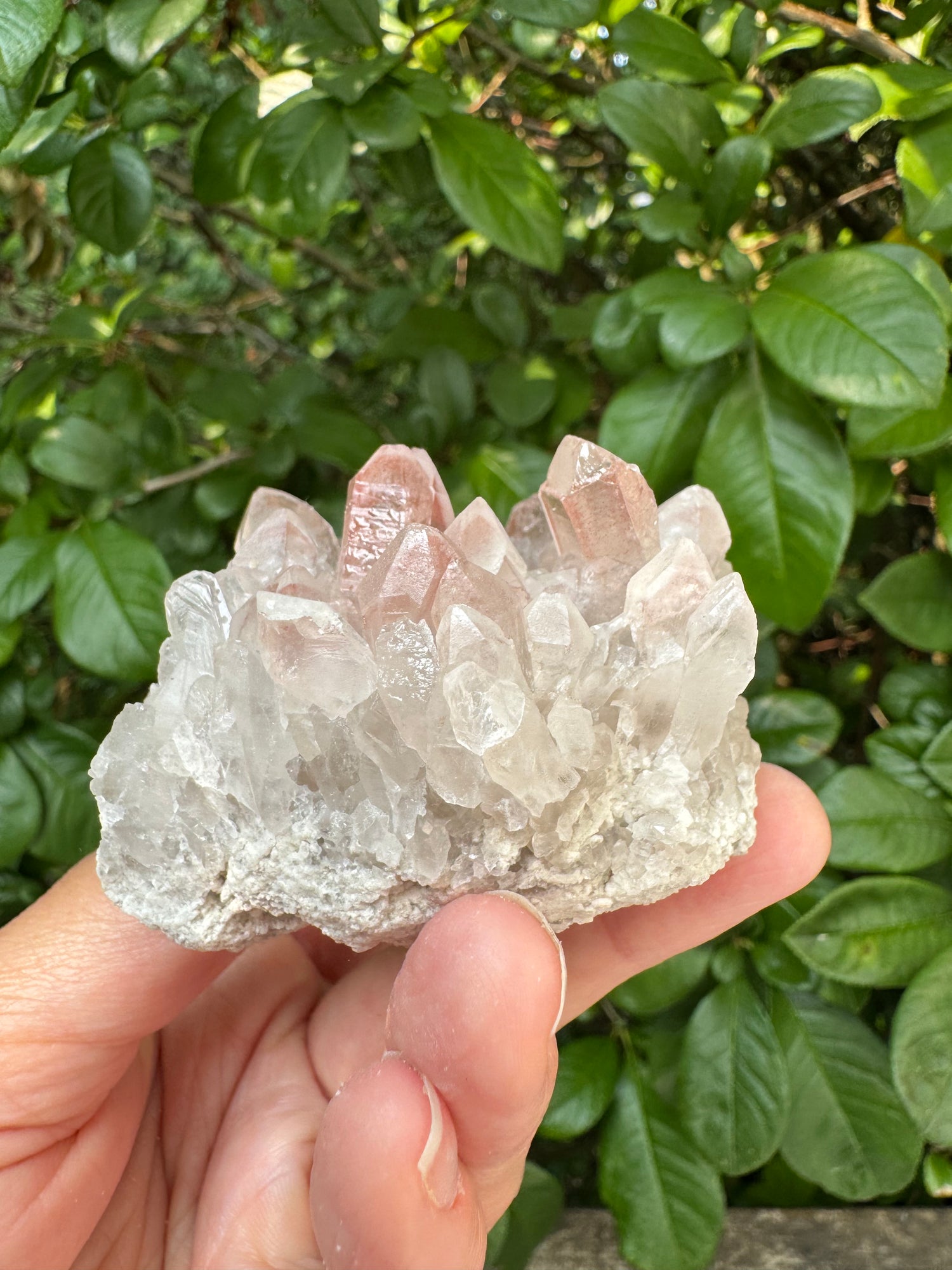 Pink Lithium Quartz Cluster 148 g Brazil 