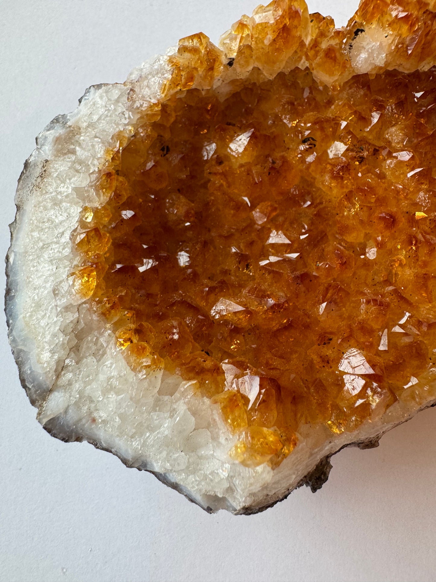 Citrine (heat treated) Cluster  284 g Brazil - Moon Room Shop and Wellness