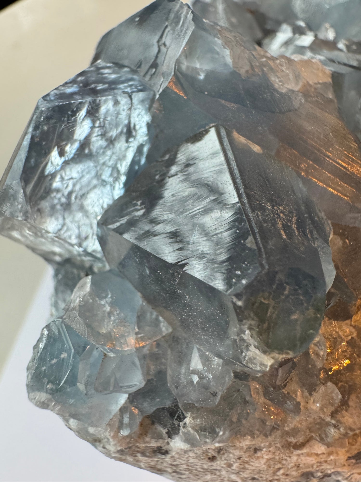 Celestite Geode 7.24 lb - Moon Room Shop and Wellness