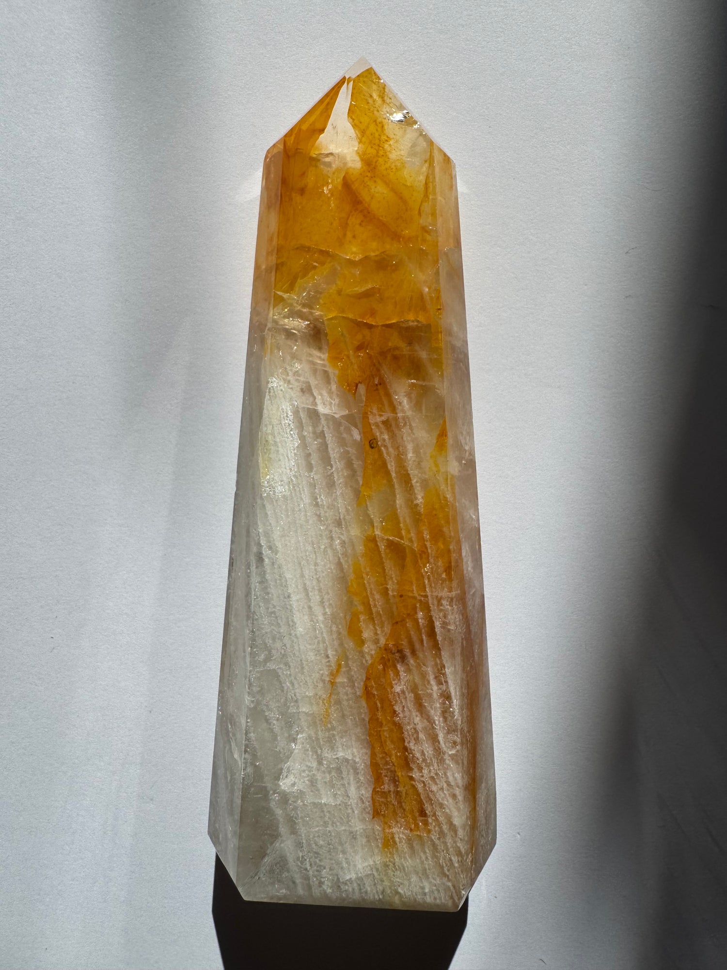 Golden Healer Quartz Tower 296 g Brazil - Divine Beauty - Moon Room Shop and Wellness