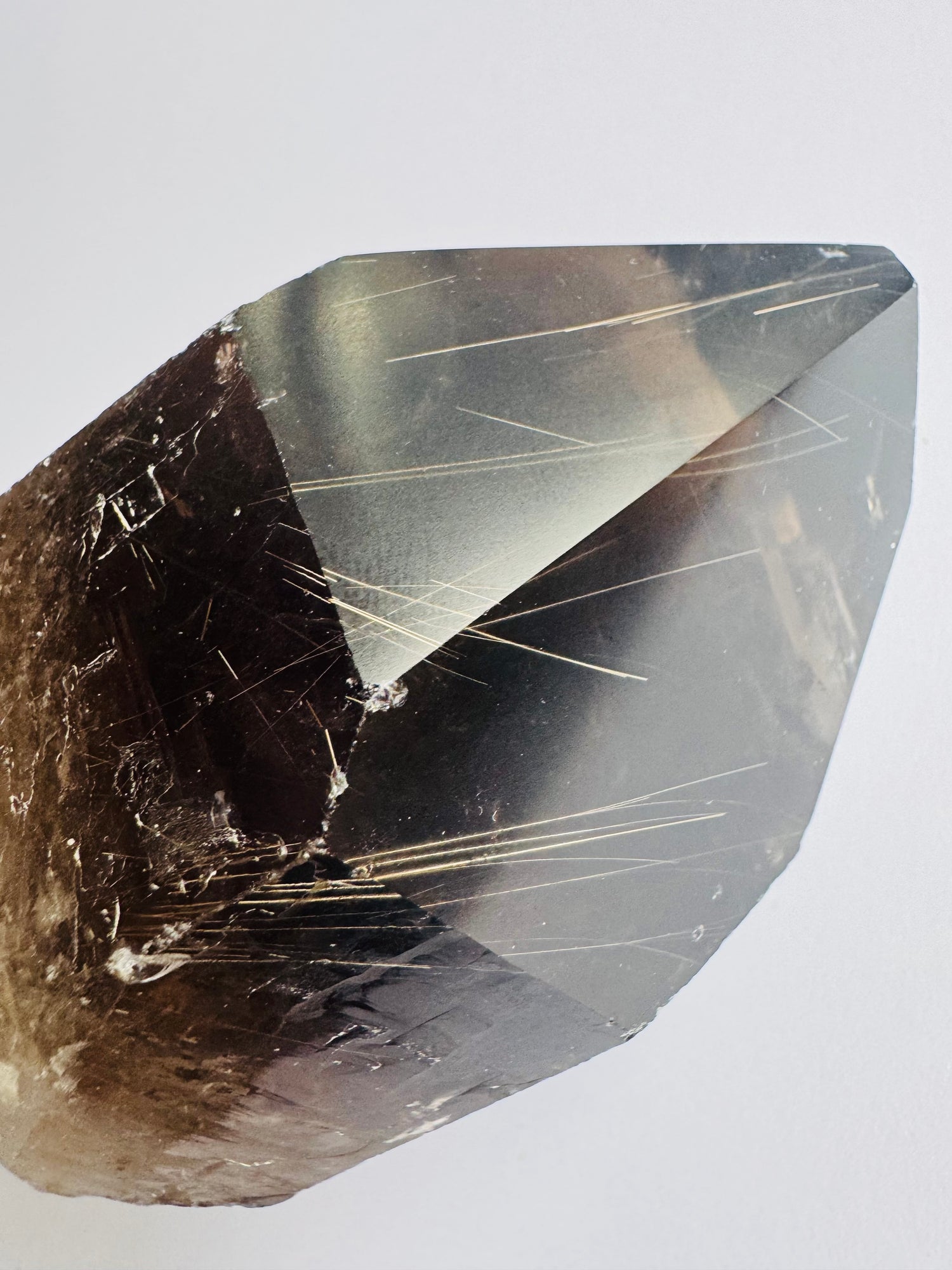 Smoky Quartz Rutilated Healing Point 256 g - Moon Room Shop and Wellness