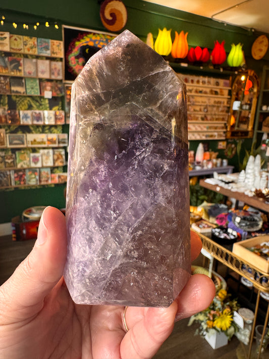 Super Seven/Melody Stone Gorgeous Tower 331 g- Brazil - Moon Room Shop and Wellness