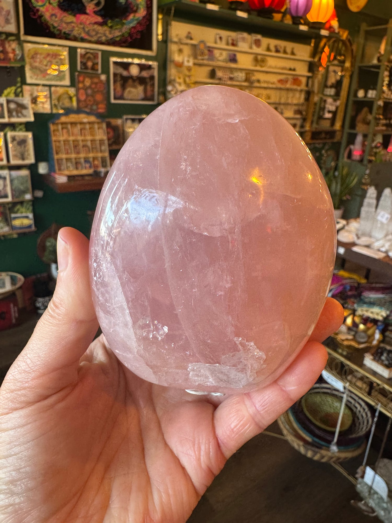 Rose Quartz Freeform 1.5 lb - Moon Room Shop and Wellness