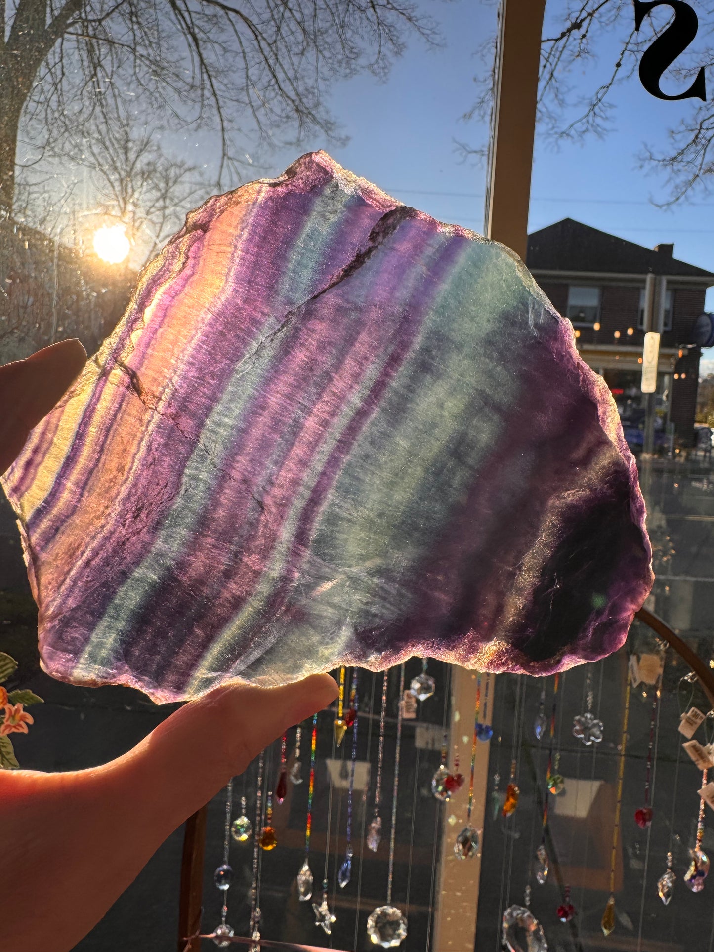 Fluorite SLab 345 g China - Moon Room Shop and Wellness
