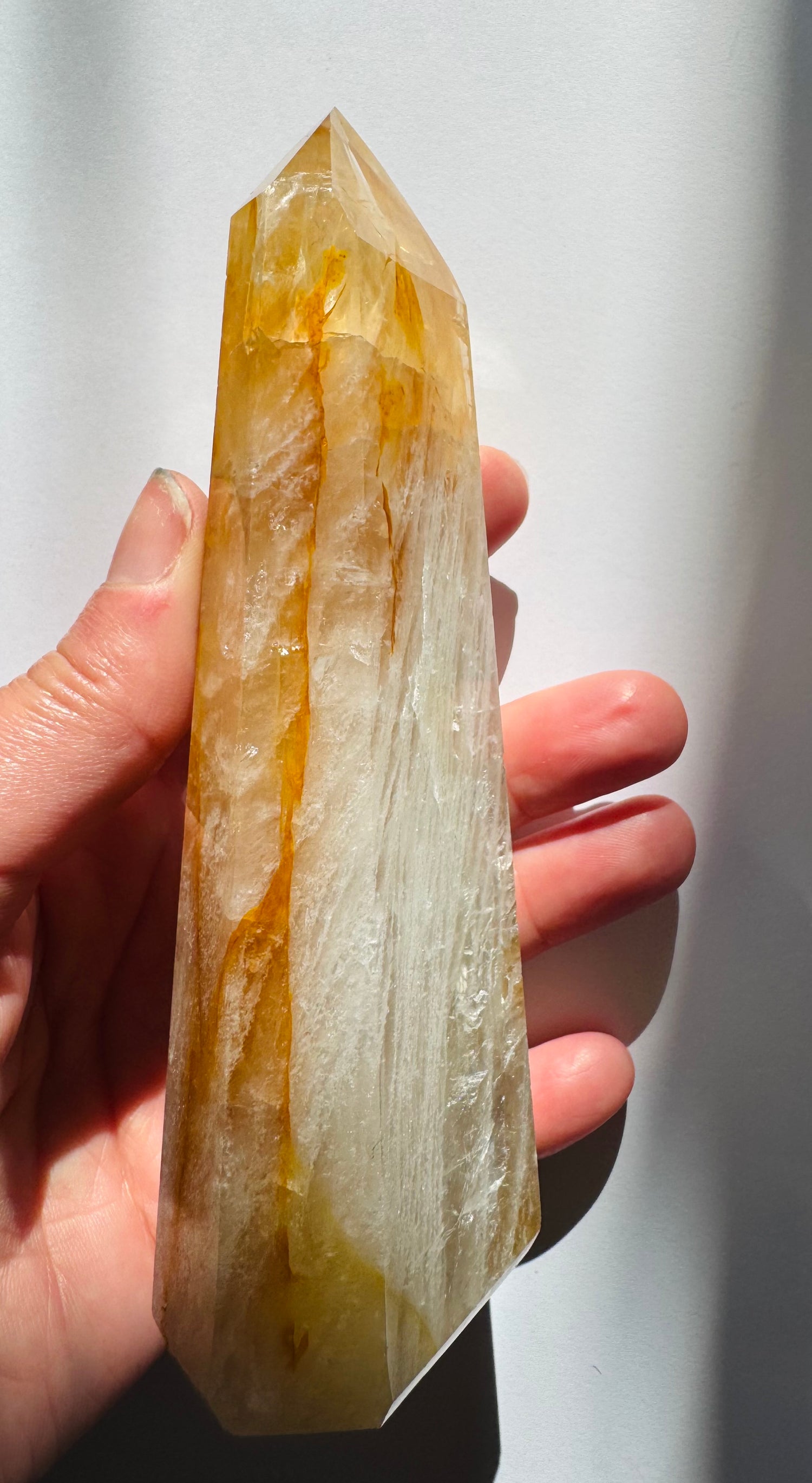 Golden Healer Quartz Tower 296 g Brazil - Divine Beauty - Moon Room Shop and Wellness