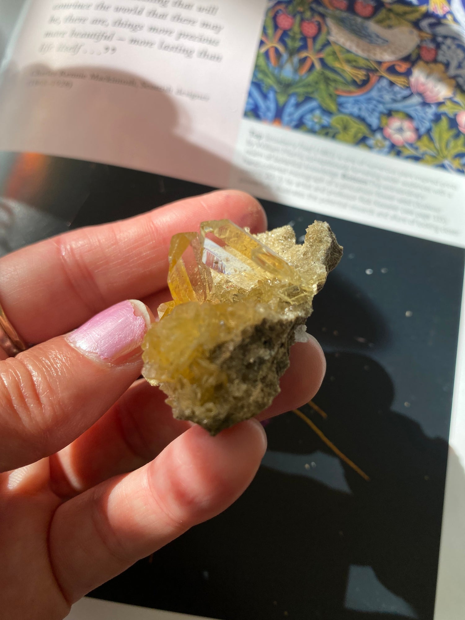 Golden Selenite with Halite 18g Peru - Moon Room Shop and Wellness