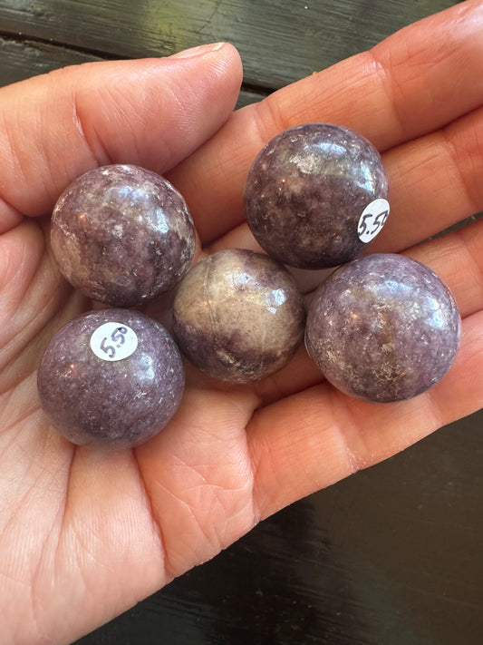 Lepidolite Mini Sphere - Moon Room Shop and Wellness