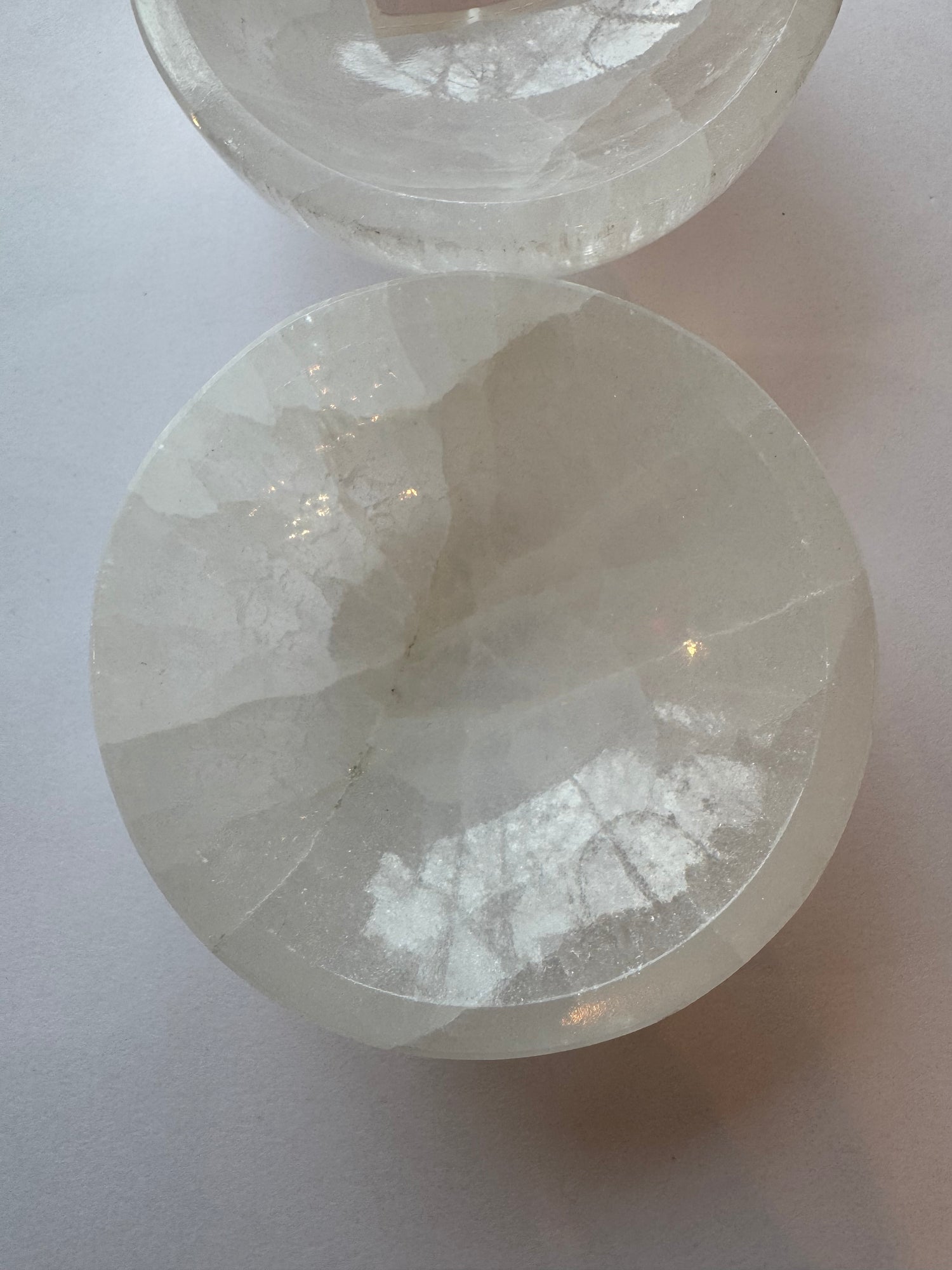 Selenite (satin spar) Round Mini Bowl - Moon Room Shop and Wellness