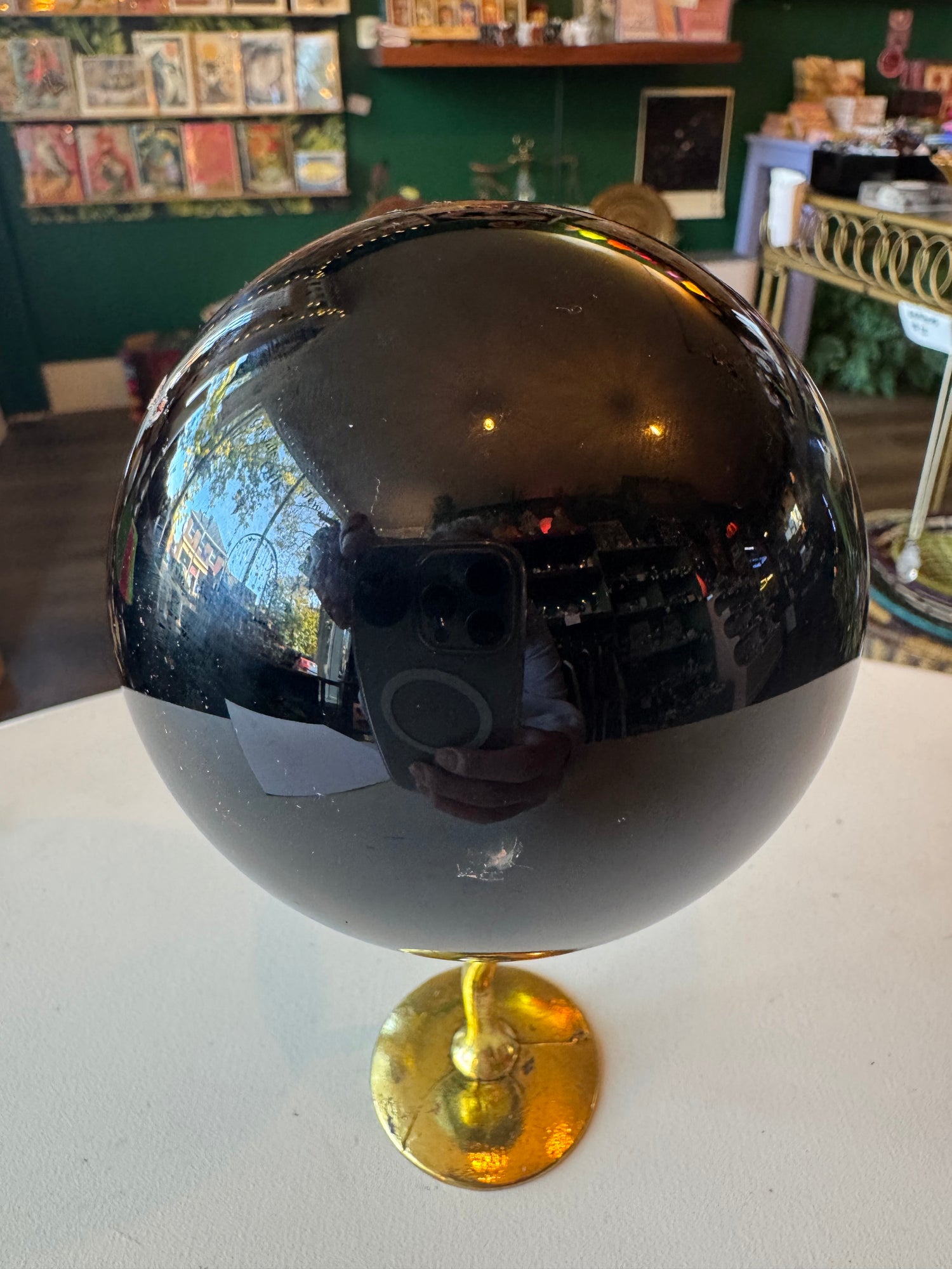 Black Obsidian Sphere 1.77 lb - Moon Room Shop and Wellness