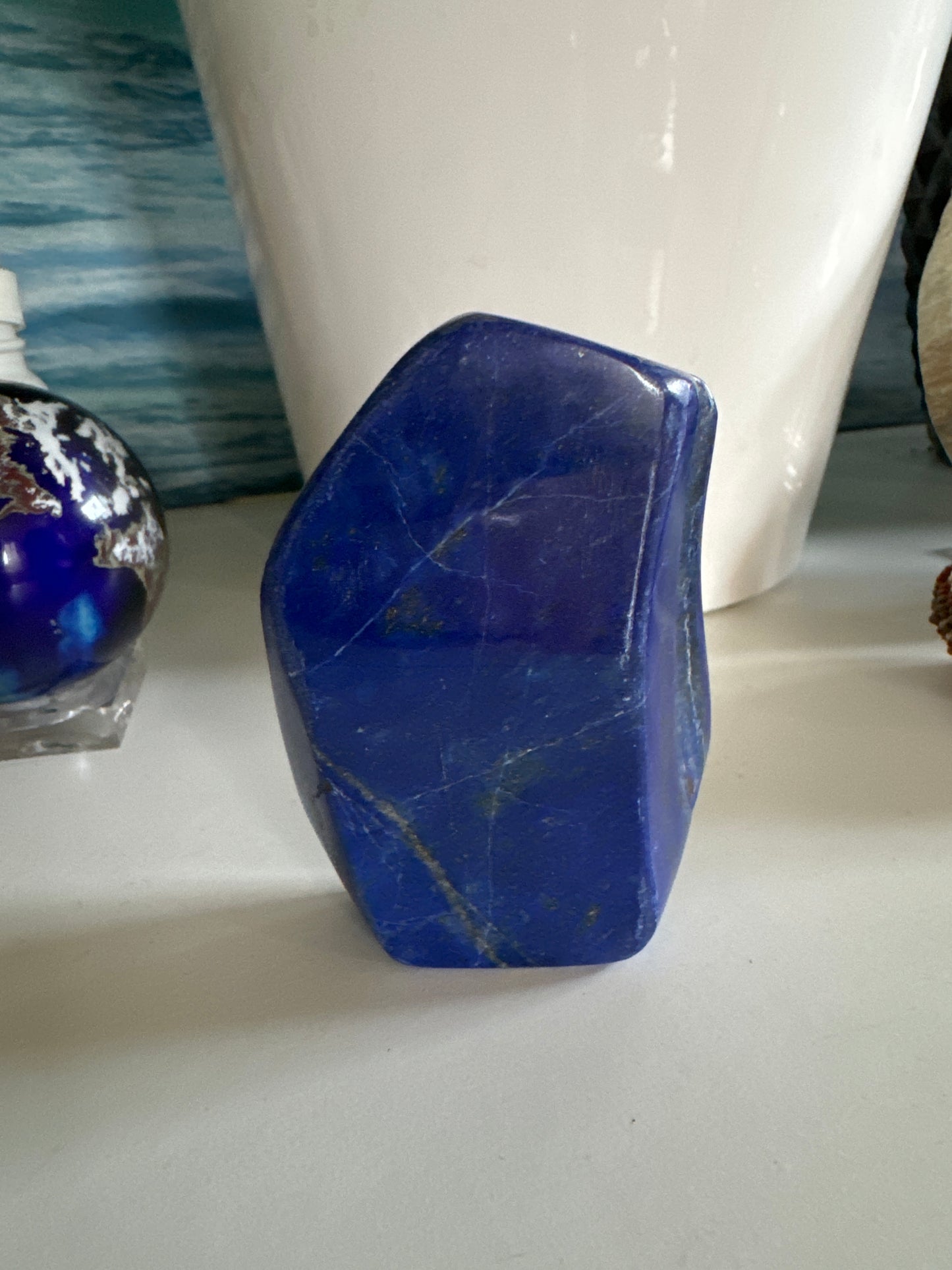 Lapis Lazuli Standing Freeform 282 g Afghanistan - Moon Room Shop and Wellness