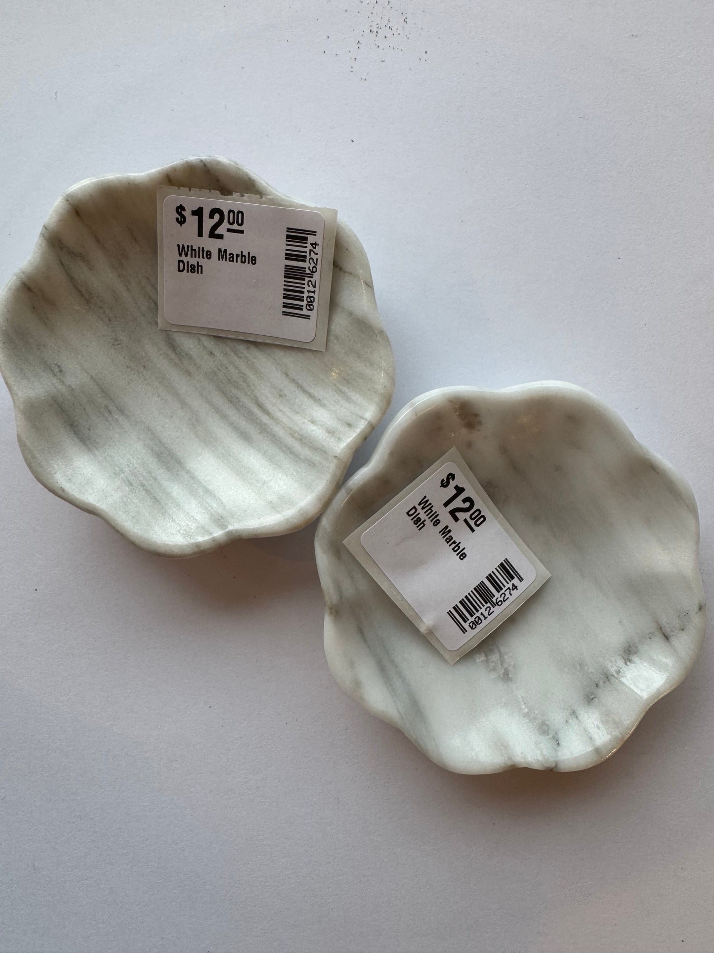 White Marble Dish - Moon Room Shop and Wellness