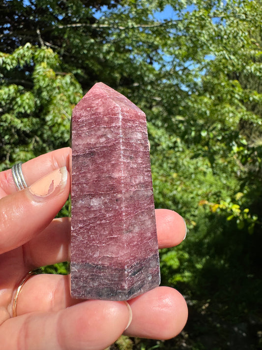 Strawberry Quartz Tower - Brazil  Beauty - 114 g - Moon Room Shop and Wellness