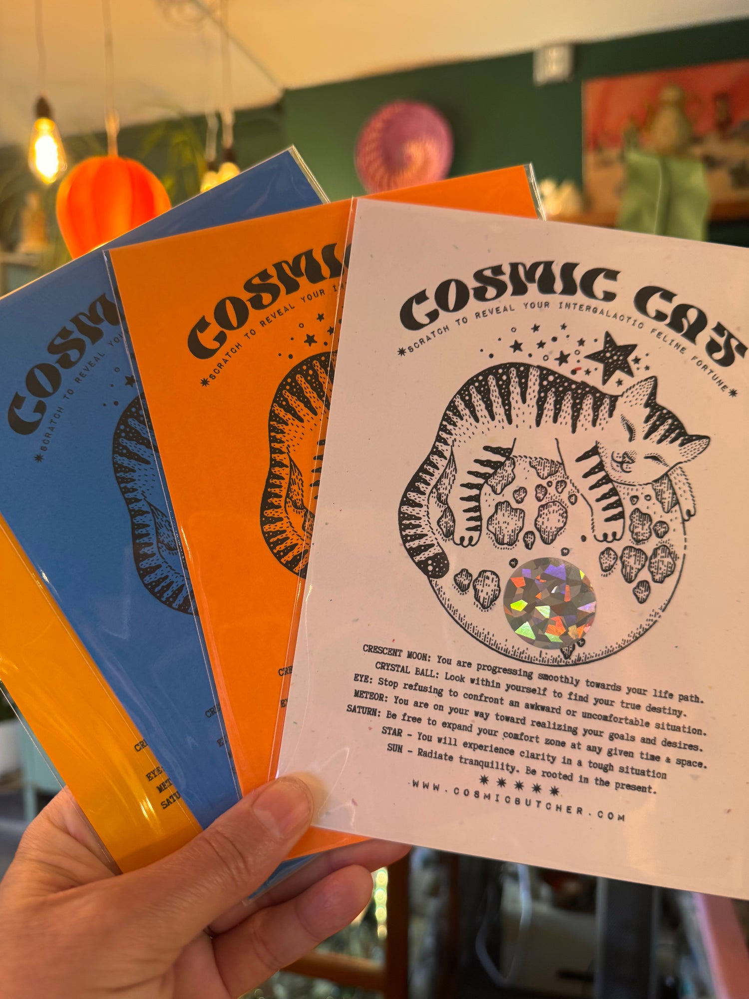 Cosmic Creatures Scratch Off Fortune - Moon Room Shop and Wellness