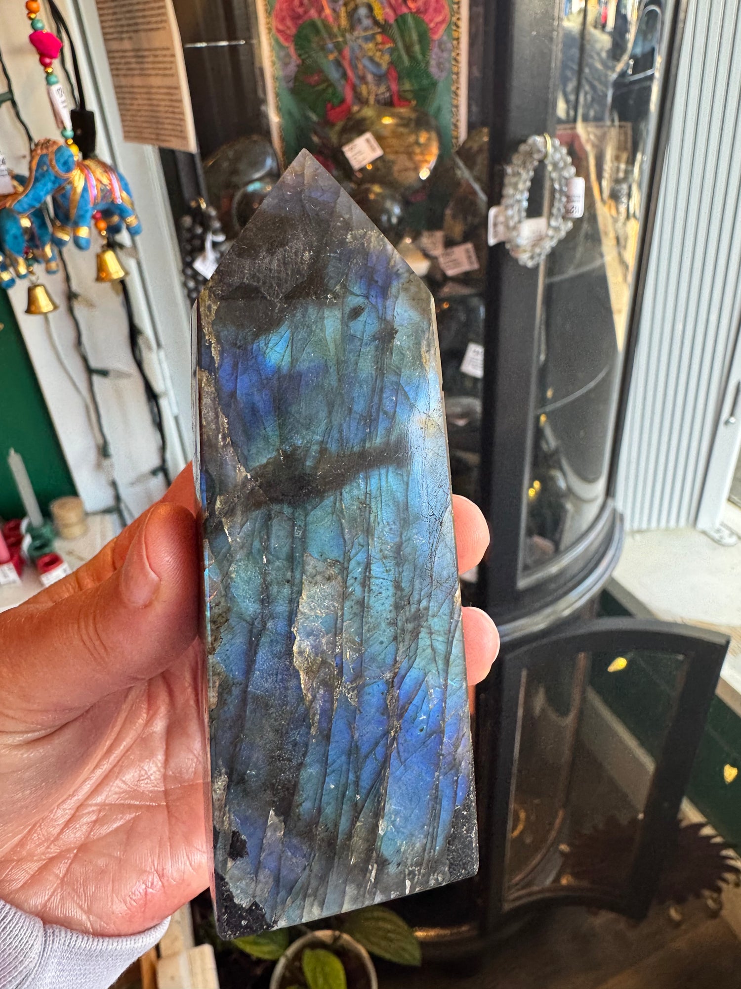 Labradorite Tower 221 g Madagasccar - Moon Room Shop and Wellness