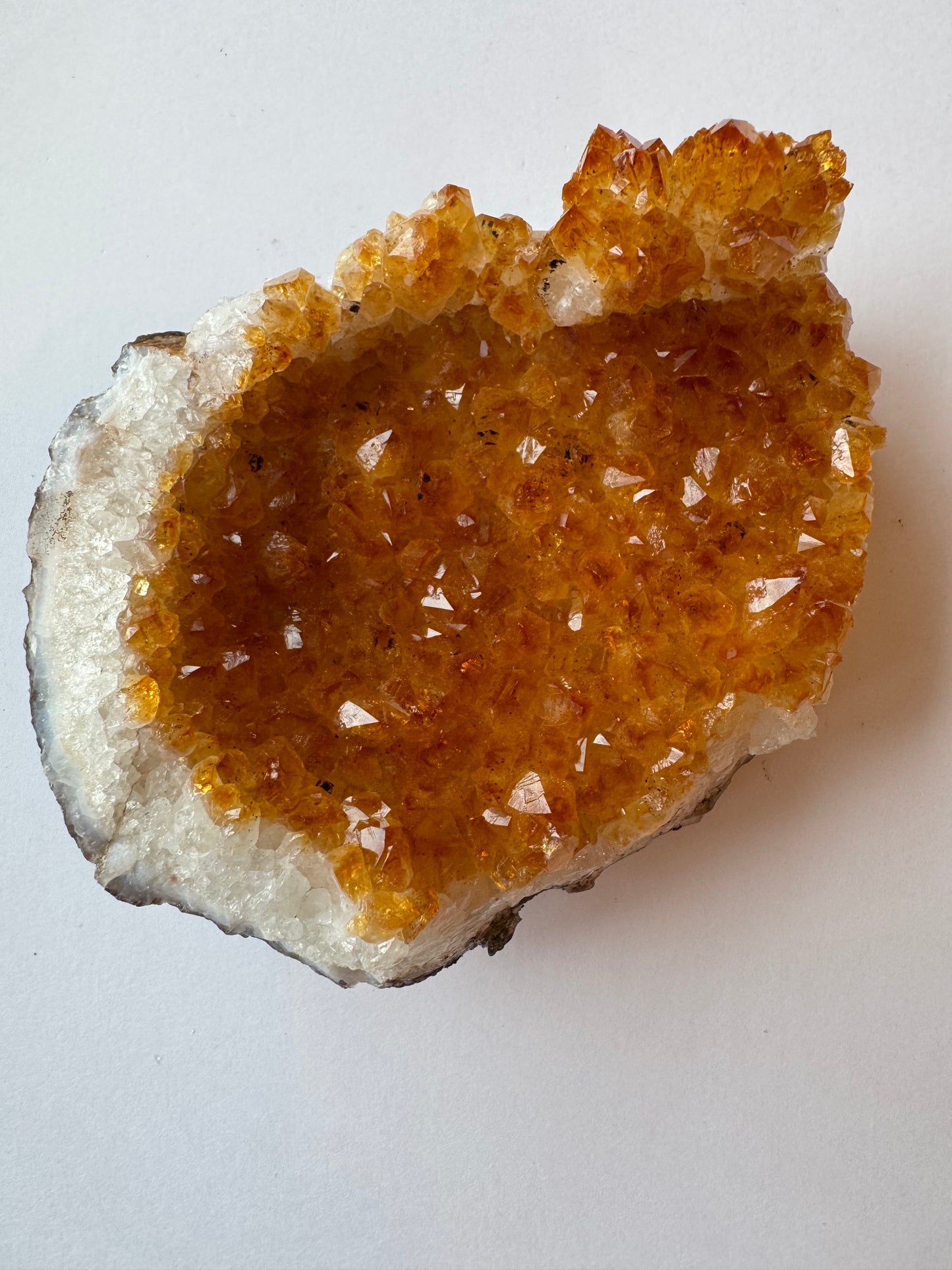 Citrine (heat treated) Cluster  284 g Brazil - Moon Room Shop and Wellness