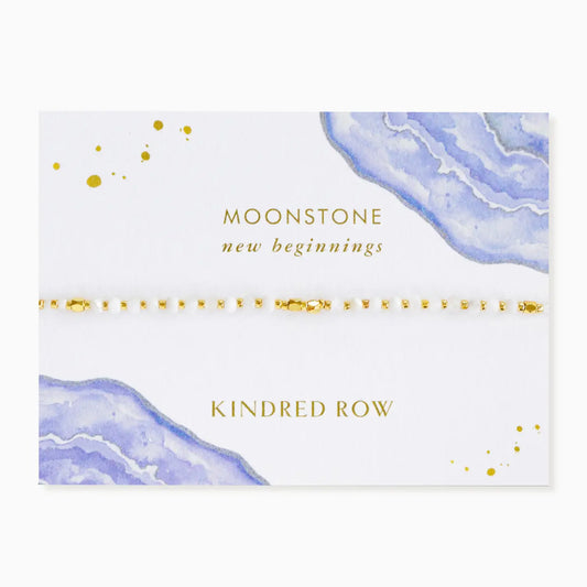 Moonstone Healing Gemstone Stacking Bracelet - Moon Room Shop and Wellness