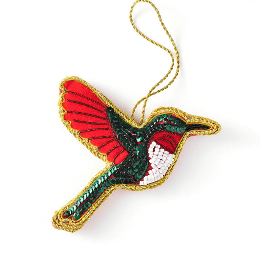 Larissa Plush Hummingbird Felt Ornament - Moon Room Shop and Wellness