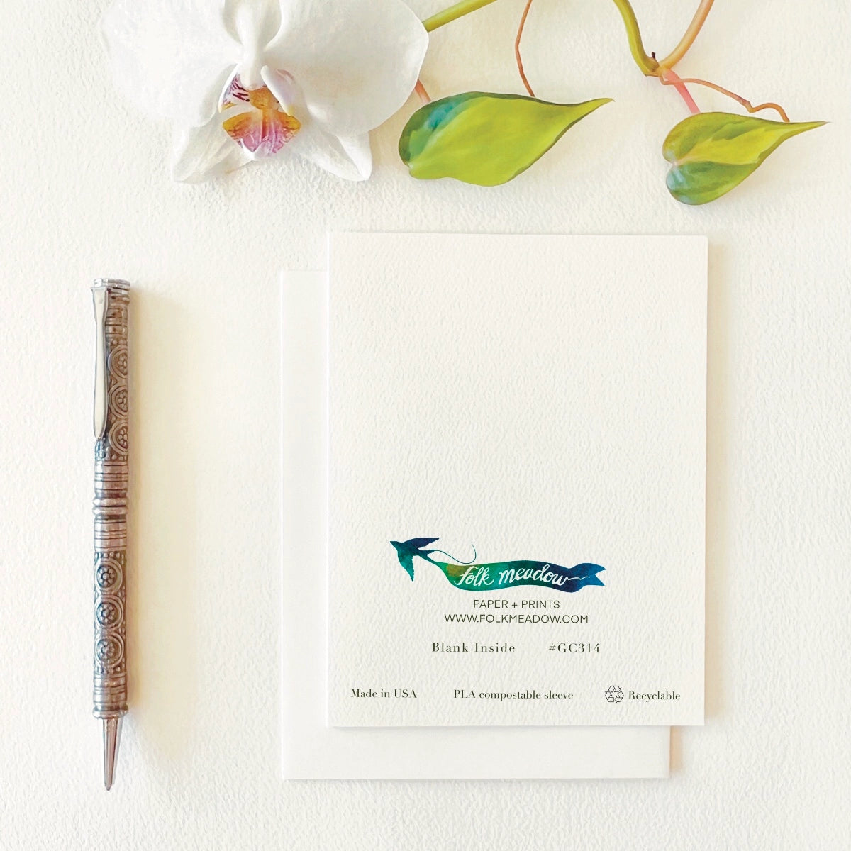 Beautiful Beetles Blank Greeting Card : Shine On by Folk Meadow - Moon Room Shop and Wellness