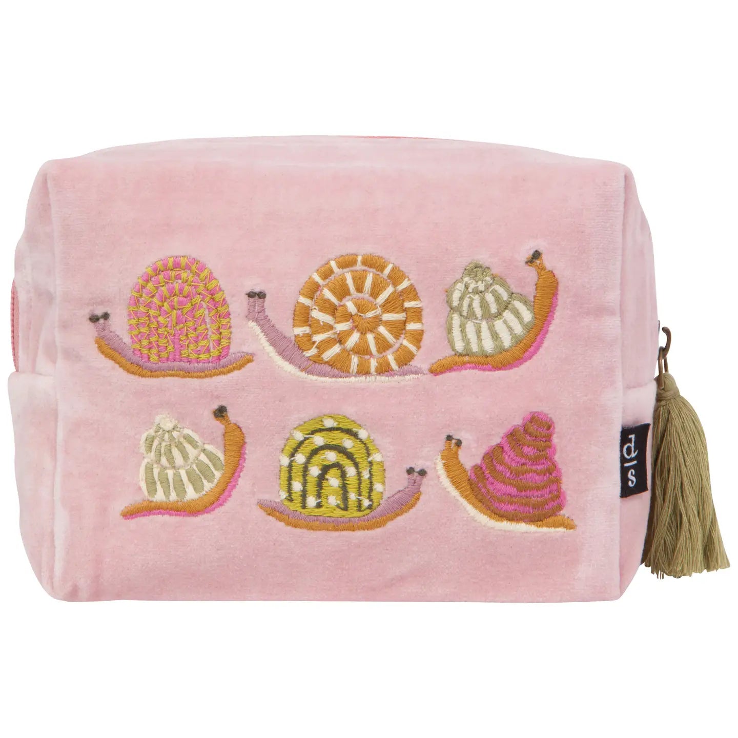 Gardenland Embroidered Pouch - Moon Room Shop and Wellness