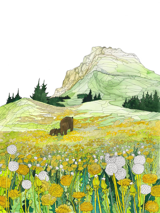 Mama Bear Art Card - Moon Room Shop and Wellness