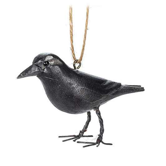 Crow Carved Ornament - Moon Room Shop and Wellness